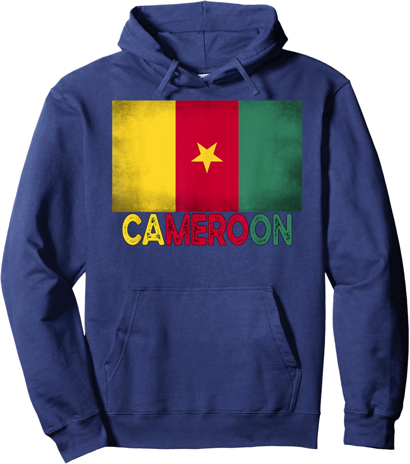 Cameroon Flag Vintage Pride In My DNA Women Kids Hoodie - Hoodie | Navy