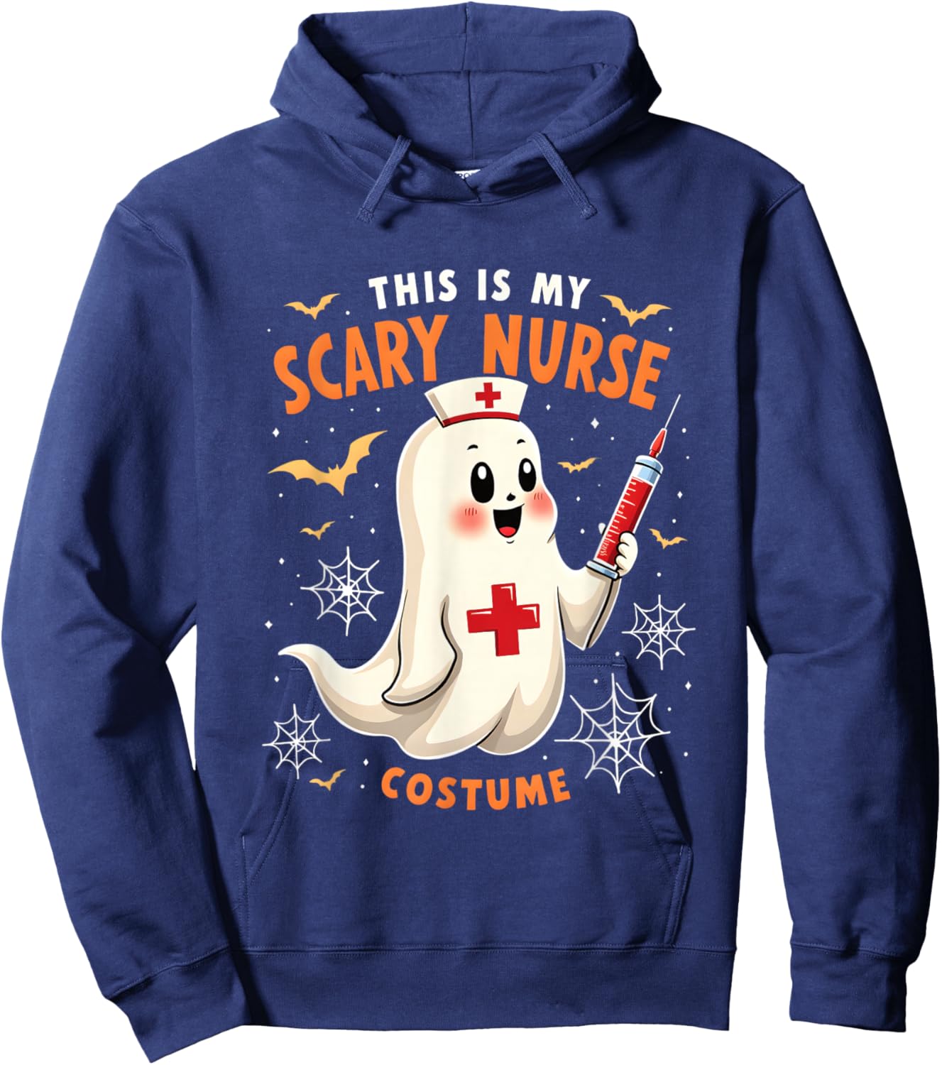This Is My Scary Nurse Costume Spooky Hoodie - Hoodie | Navy