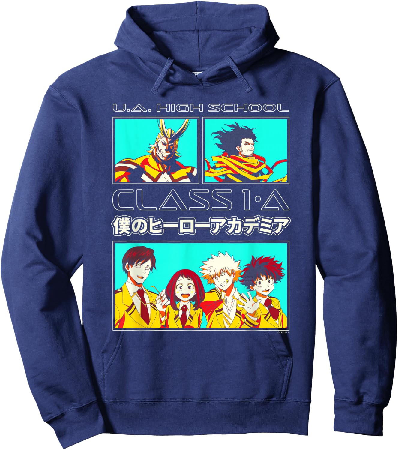 My Hero Academia Class 1-A Students Anime Hoodie - Hoodie | Navy