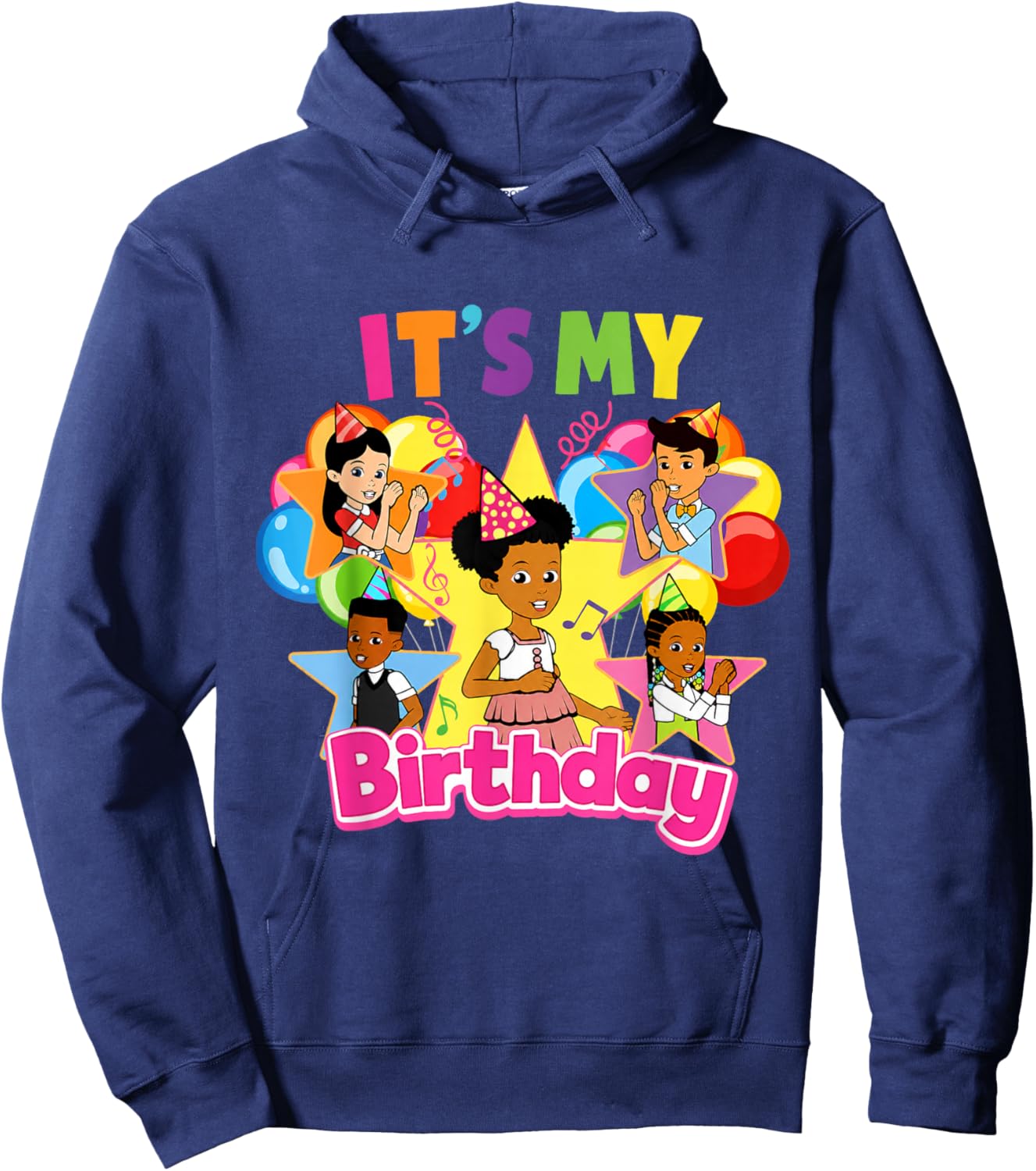 It's My Birthday Girl Gracie Pink Doll Family Decorations Hoodie - Hoodie | Navy