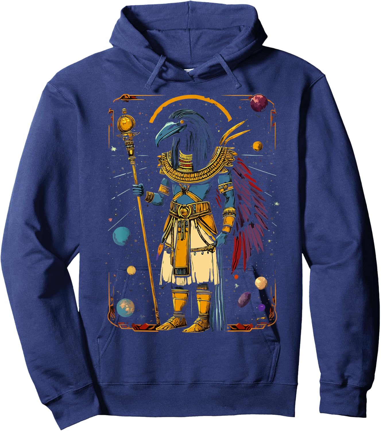 Thoth Egyptian God Egyptian Mythology Pyramid Ancient Egypt Hoodie - Hoodie | Navy