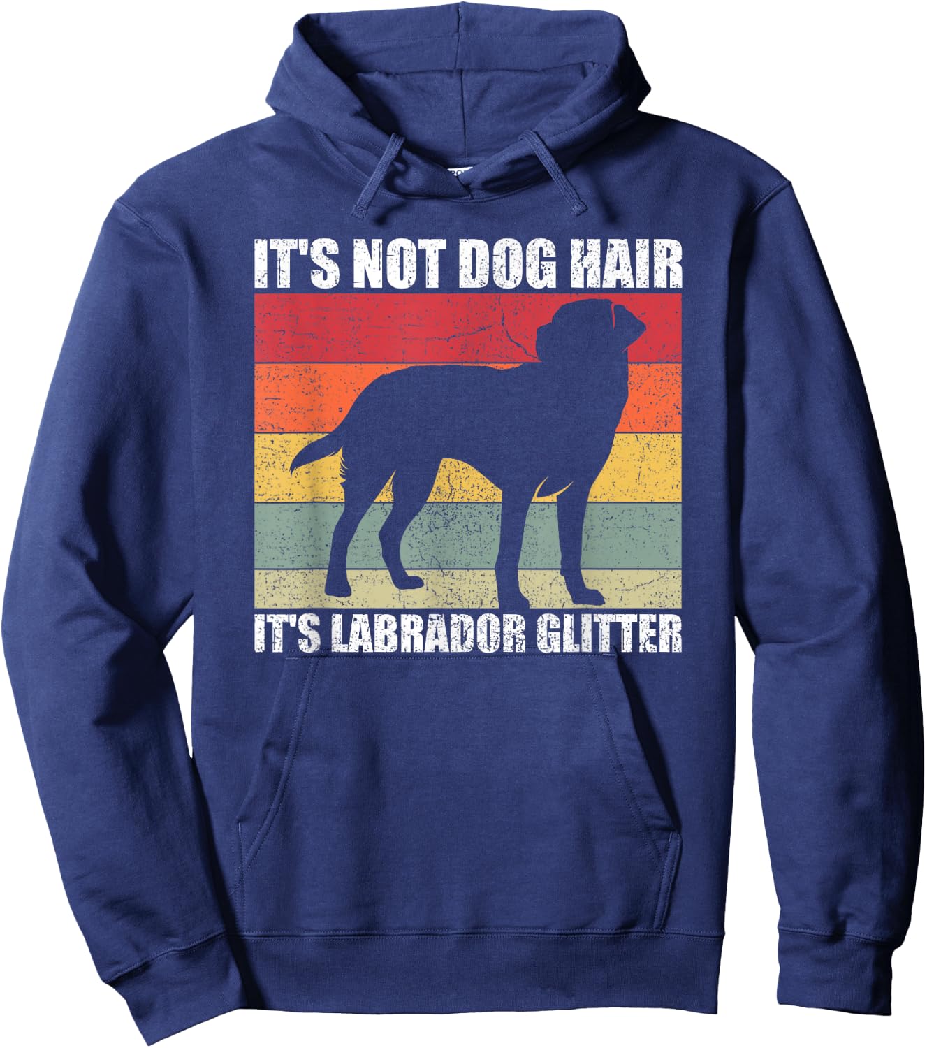 Its Not Dog Hair Labrador Glitter Dog Friend Dogs Men Women Hoodie - Hoodie | Navy