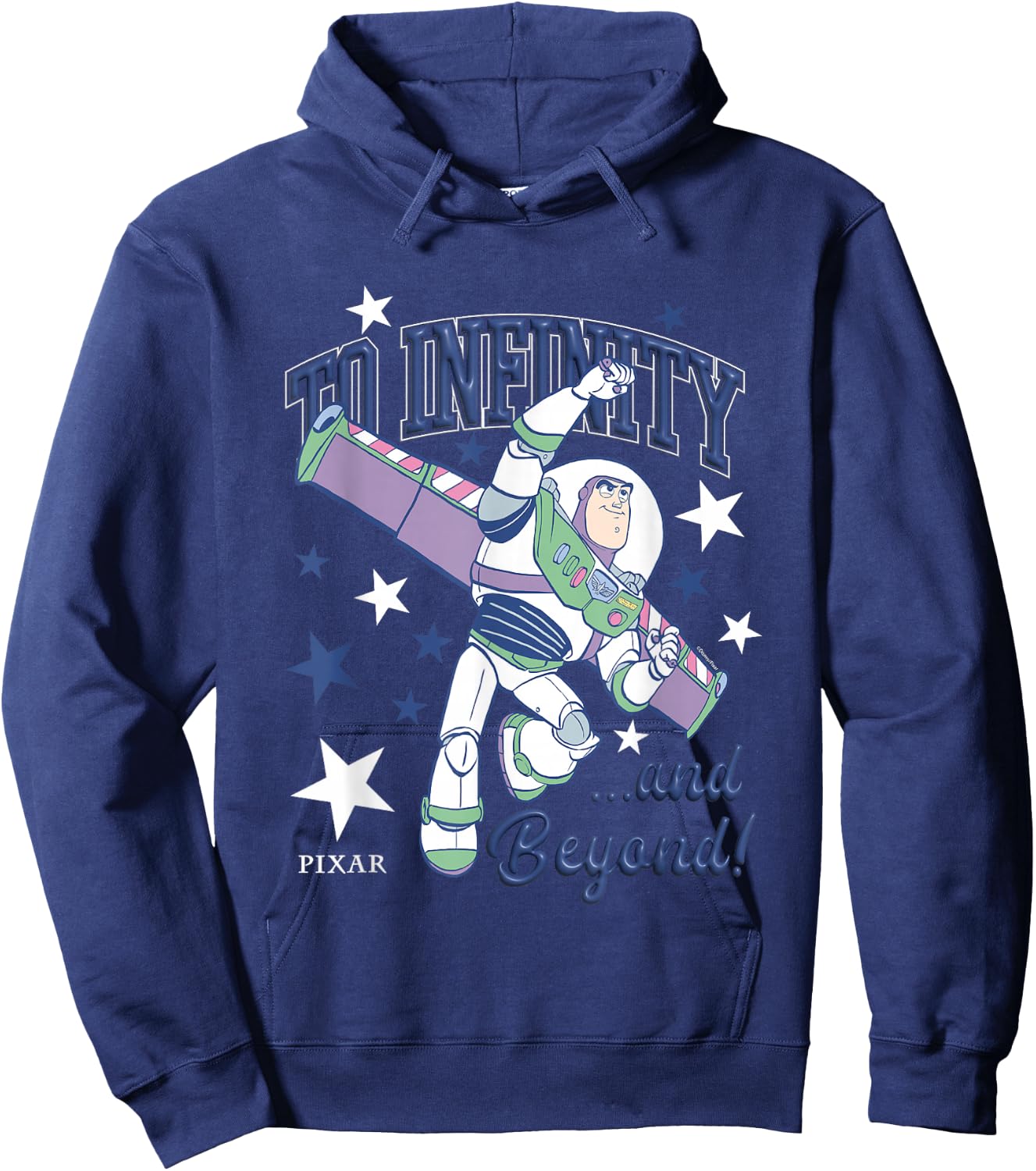 Disney Pixar Toy Story to Infinity and Beyond Buzz Lightyear Hoodie - Hoodie | Navy