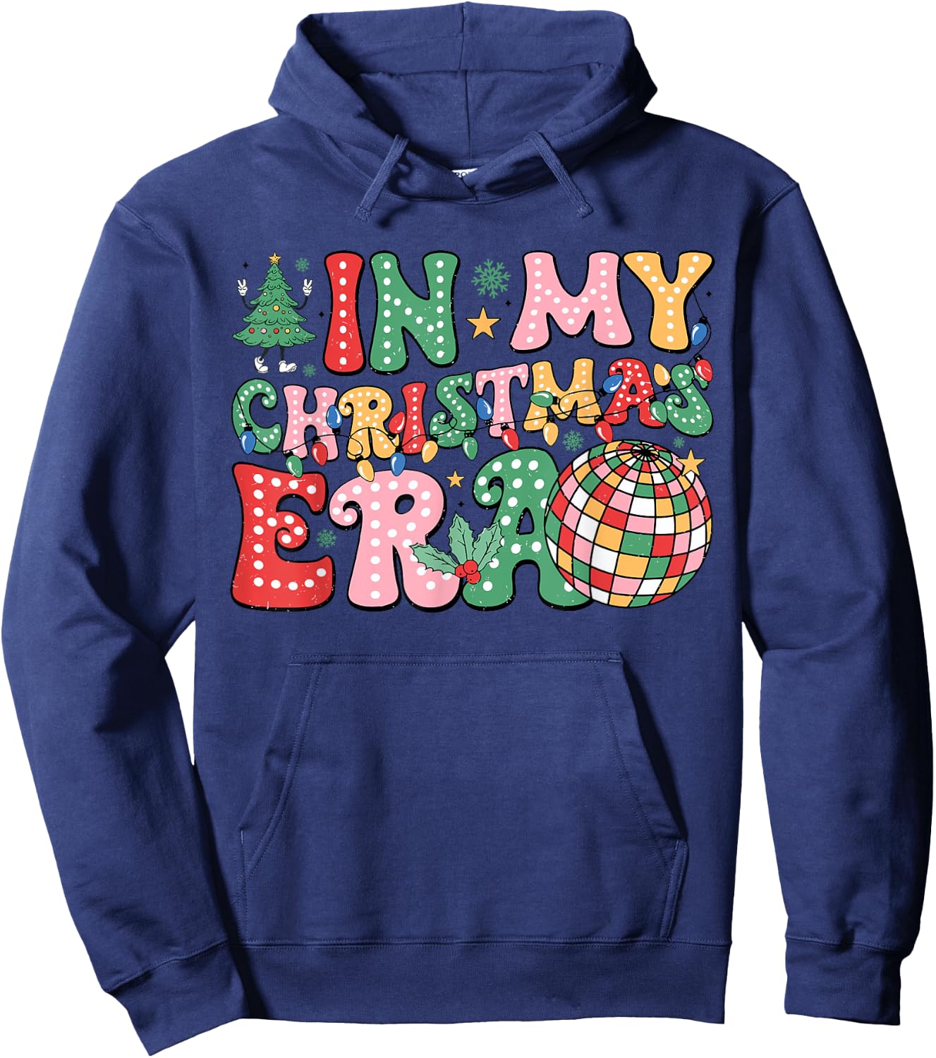 In My Christmas Era Family Matching Merry Christmas 2024 Hoodie - Hoodie | Navy