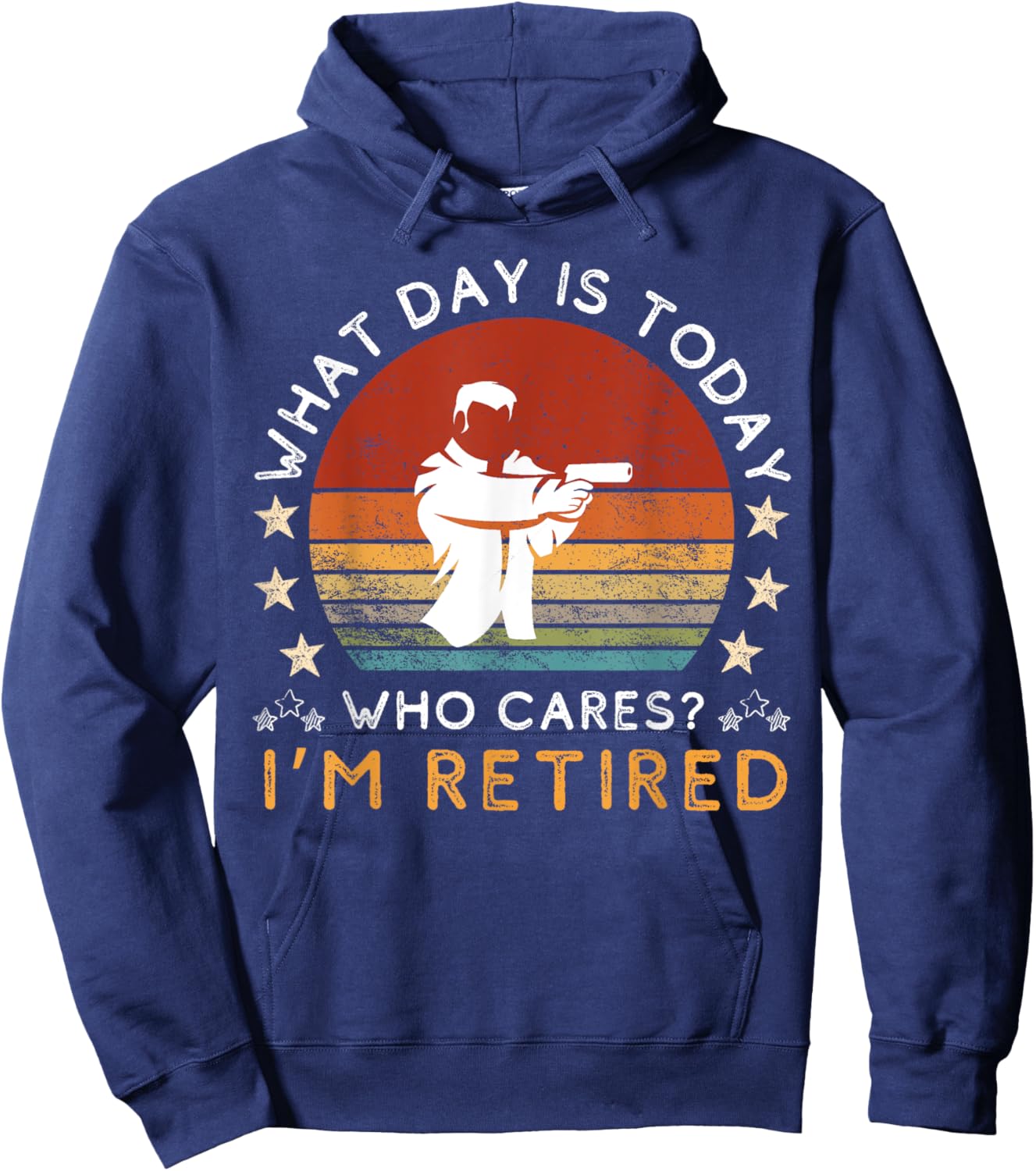 Humorous 'retired Shooting' for Gun Enthusiasts Hoodie - Hoodie | Navy