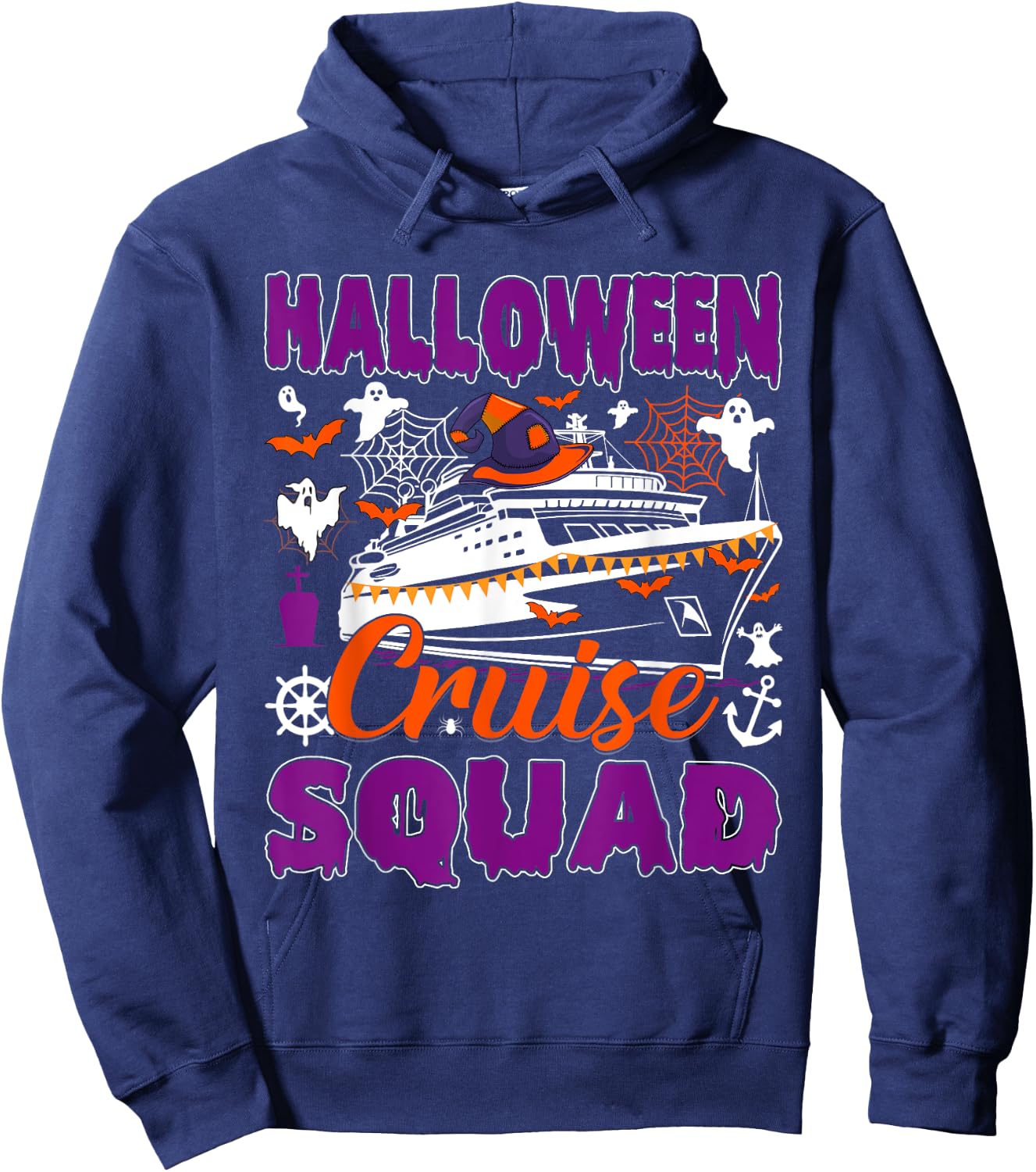 Family Cruise 2024 Family Matching Halloween Cruise 2024 Hoodie - Hoodie | Navy