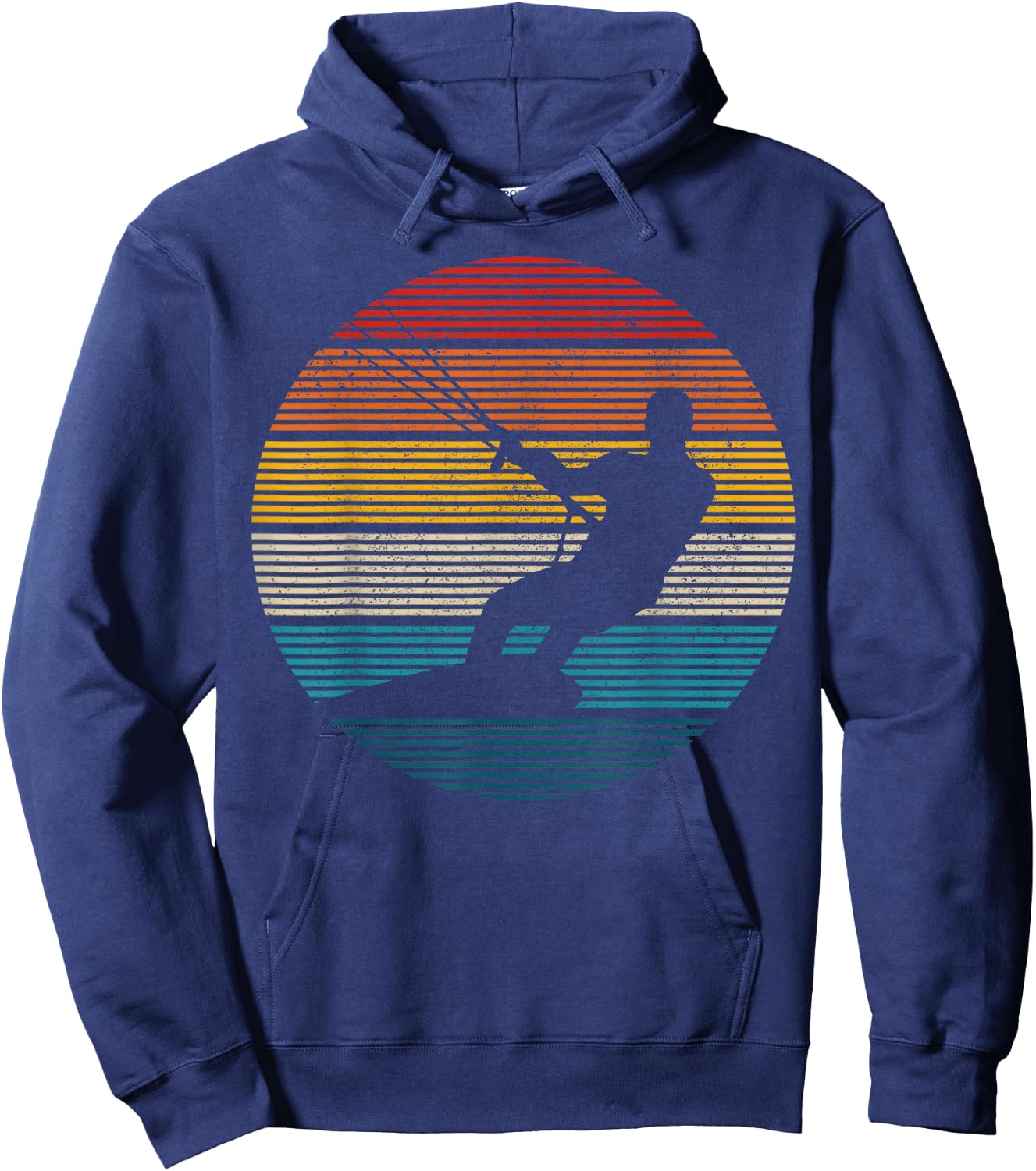 Kitesurfing Kiteboarding Kitesurfing Vintage Gift Hoodie - Hoodie | Navy