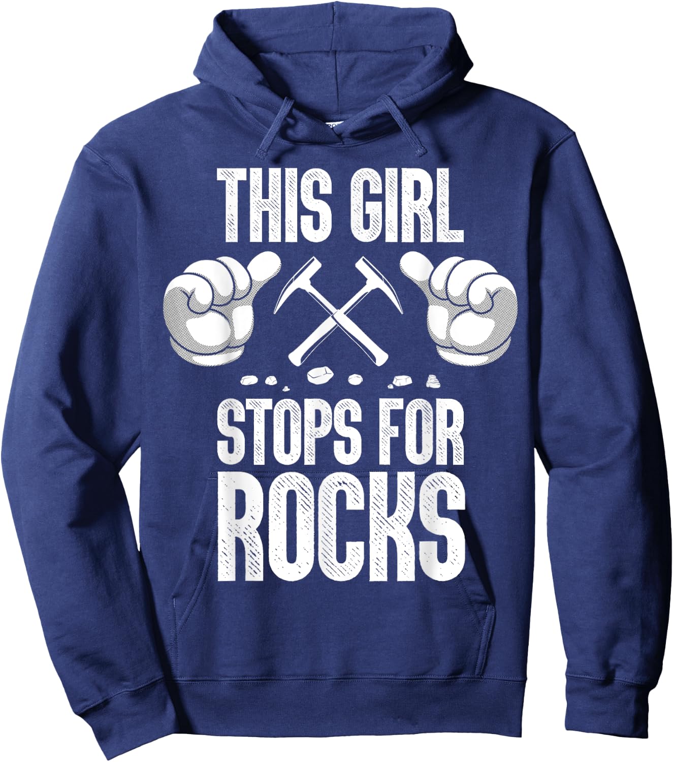 Funny Geology Art For Girls Women Rock Collecting Geologist Hoodie - Hoodie | Navy