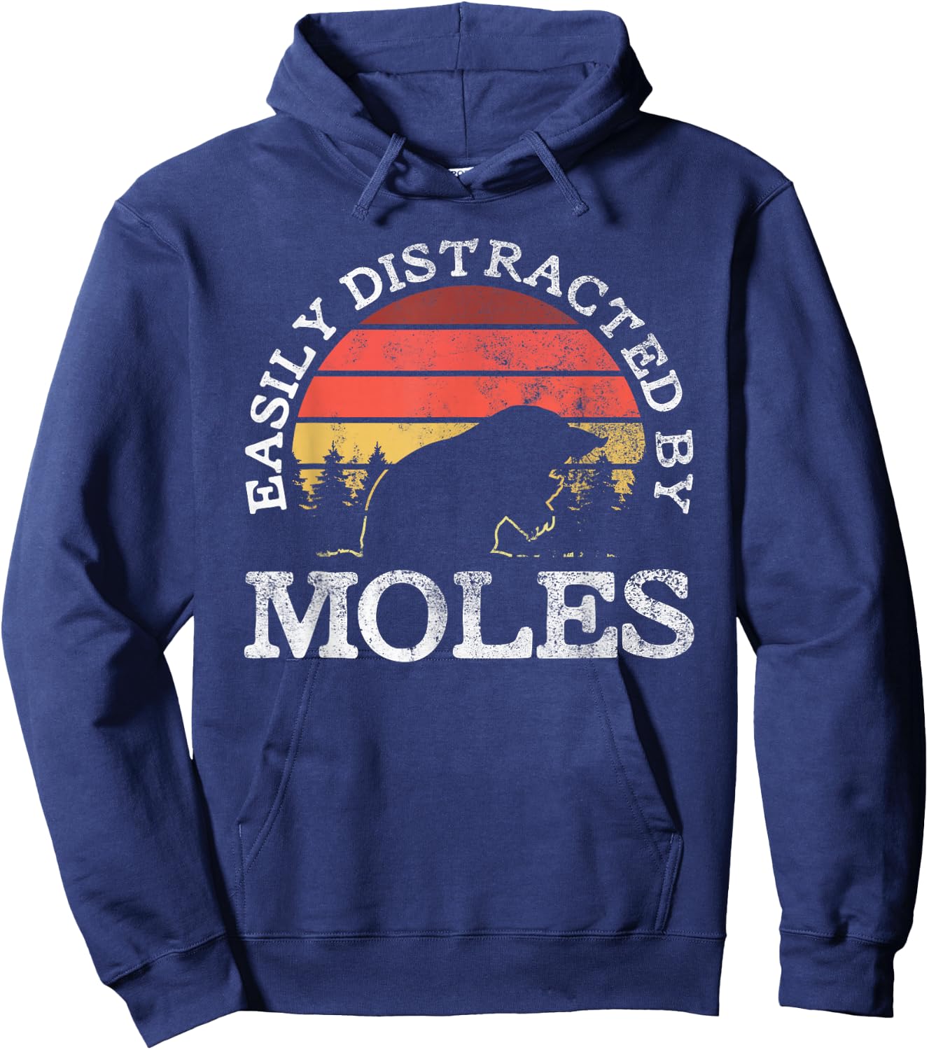 Moles Wild Animals Animals Cute Rodents Hoodie - Hoodie | Navy