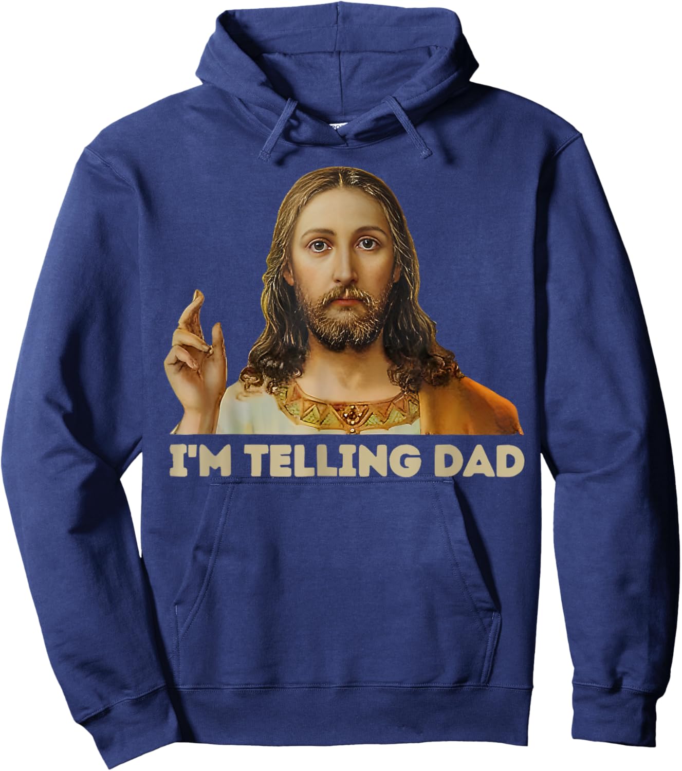 I'm Telling Dad Jesus Hoodie - Hoodie | Navy