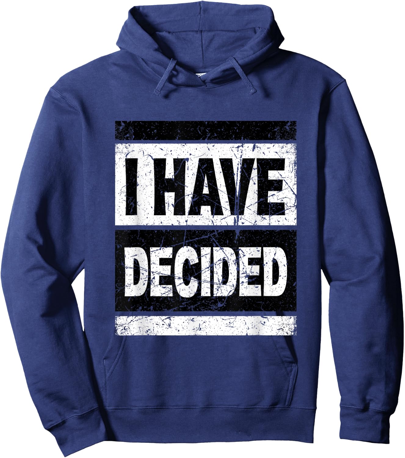 Retro I Have Decided Baptism Shirt Follow Jesus Outfits Hoodie - Hoodie | Navy