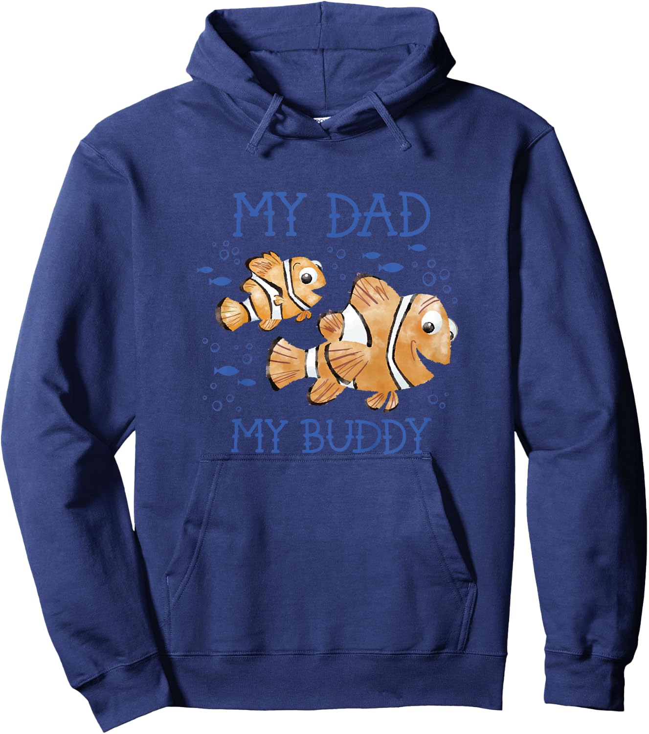 Kids Disney Pixar Finding Nemo Father's Day Dad Buddy Hoodie - Hoodie | Navy