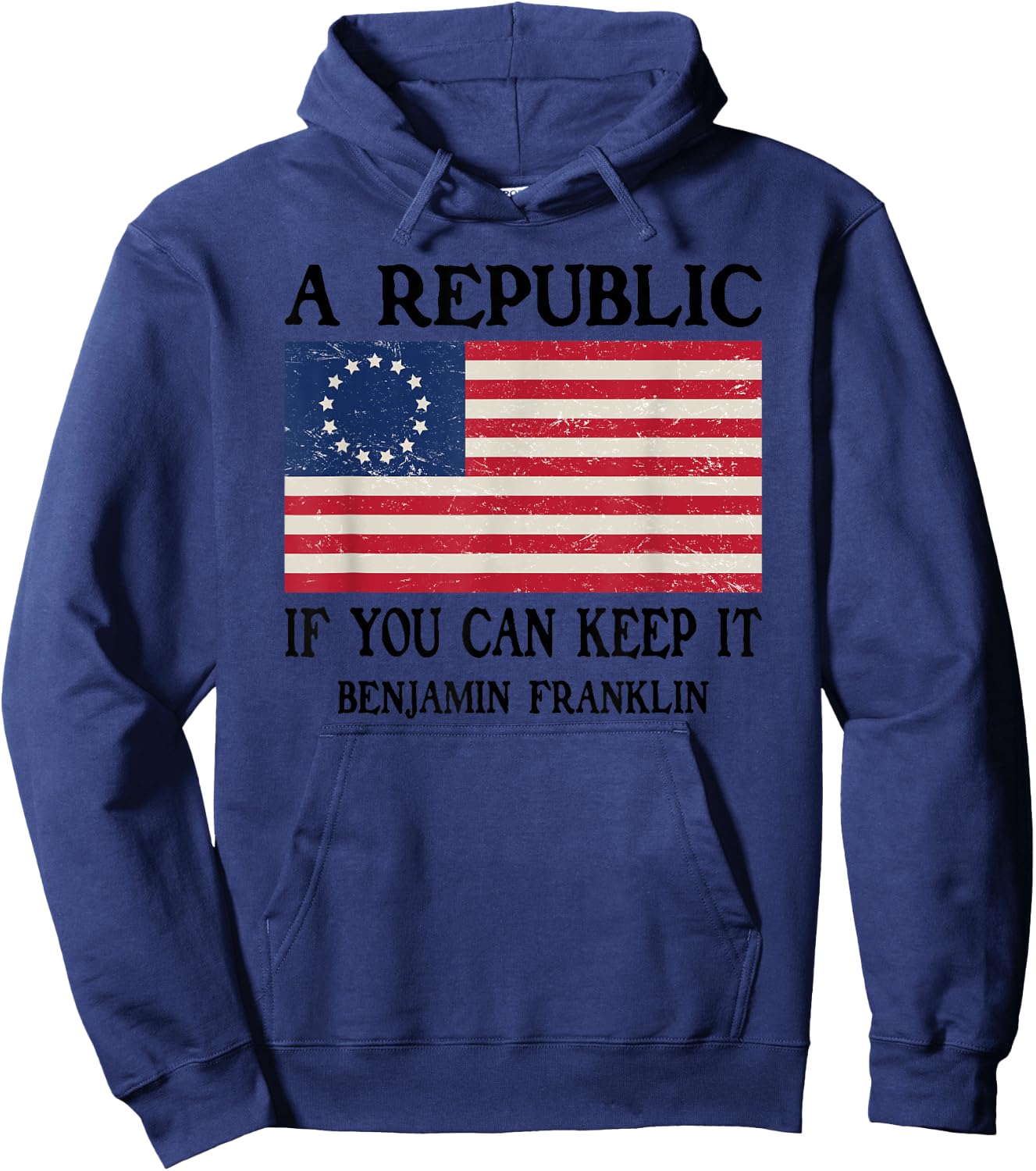 A Republic If You Can Keep It Hoodie - Hoodie | Navy