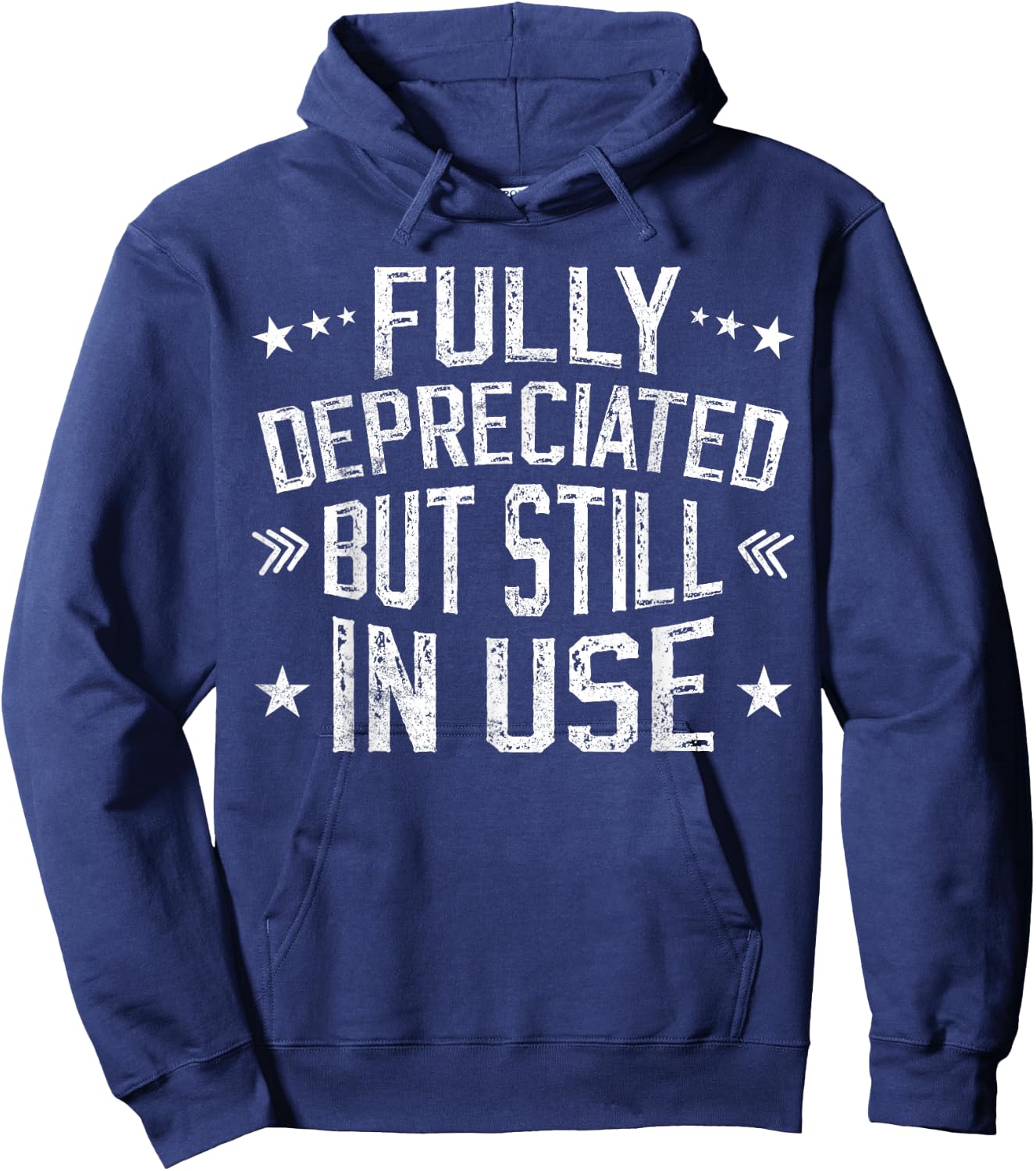 Fully Depreciated But Still In Use Funny Accounting vintage Hoodie - Hoodie | Navy