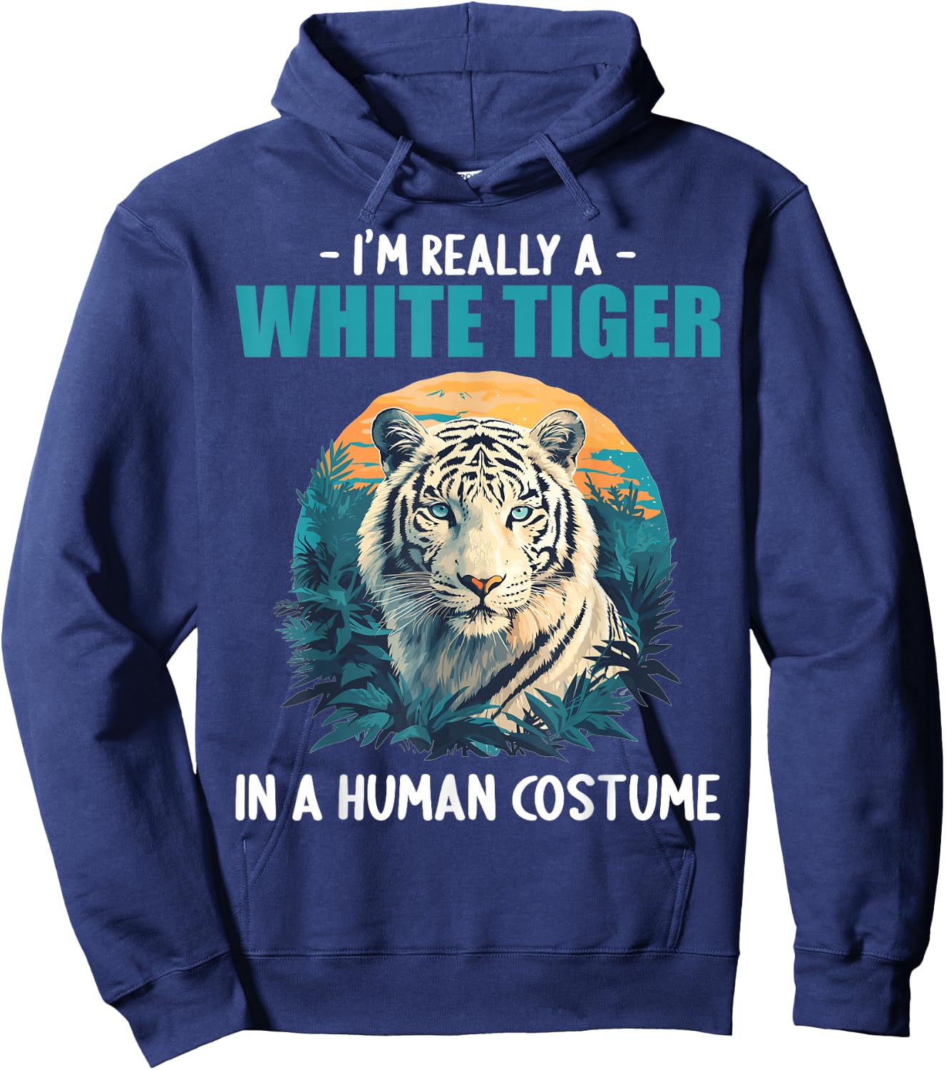 White Tigers White Tiger Hoodie - Hoodie | Navy