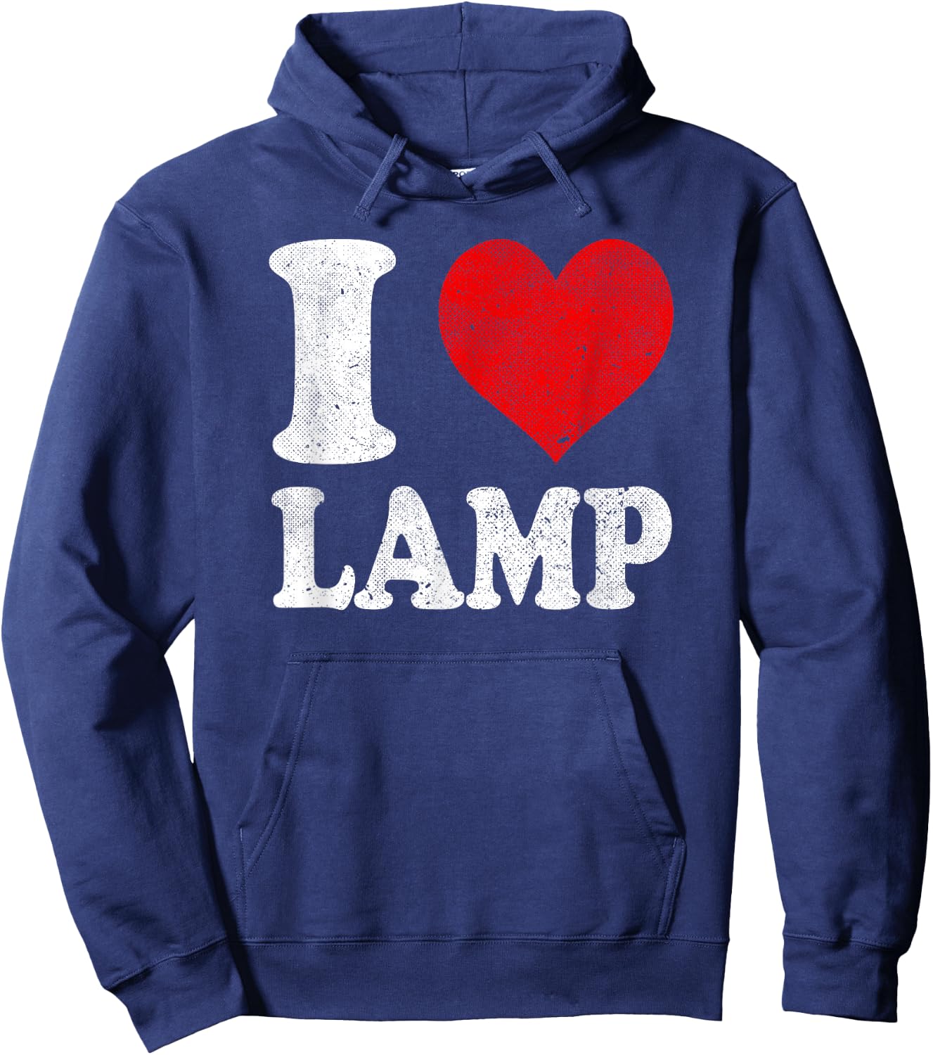 I Love Lamp Vintage Hoodie - Hoodie | Navy