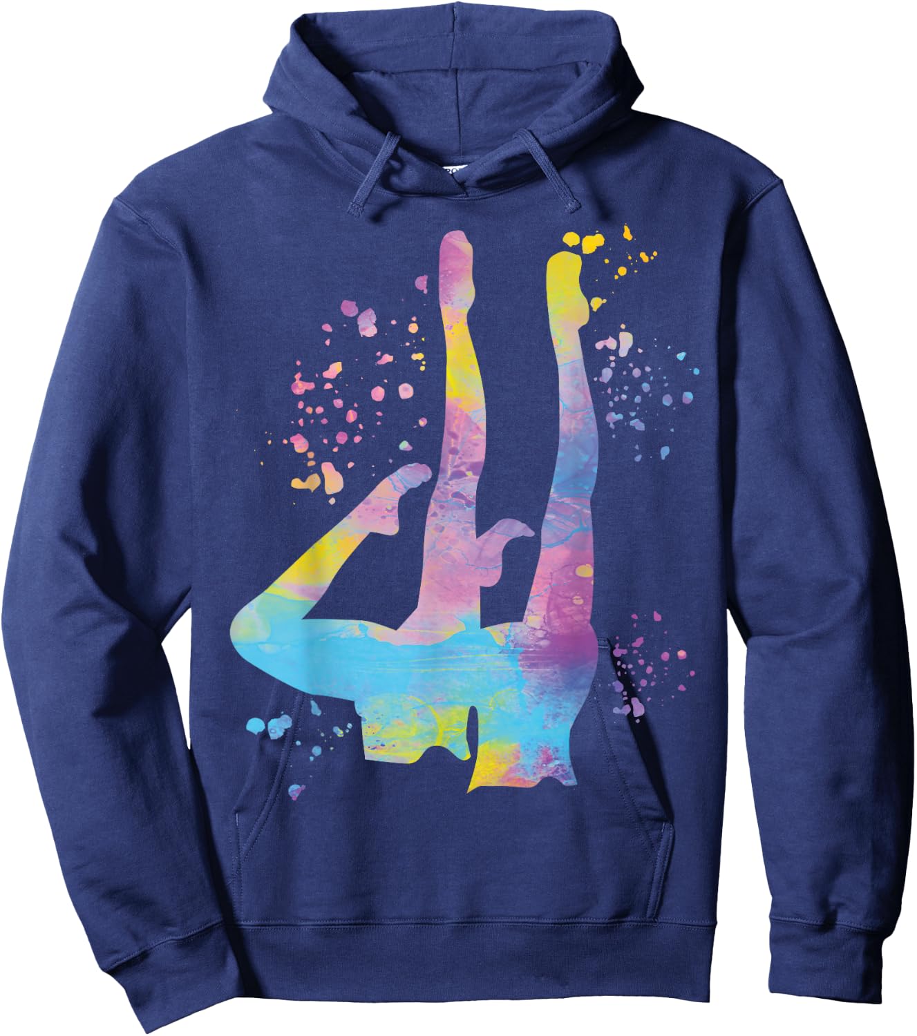 Synchronized Swimming Colorsplash Team Artistic Swim Hoodie - Hoodie | Navy