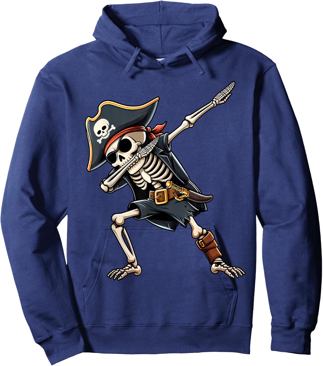 Halloween Shirts Boys Kids Skeleton Pirate Halloween Hoodie - Hoodie | Navy