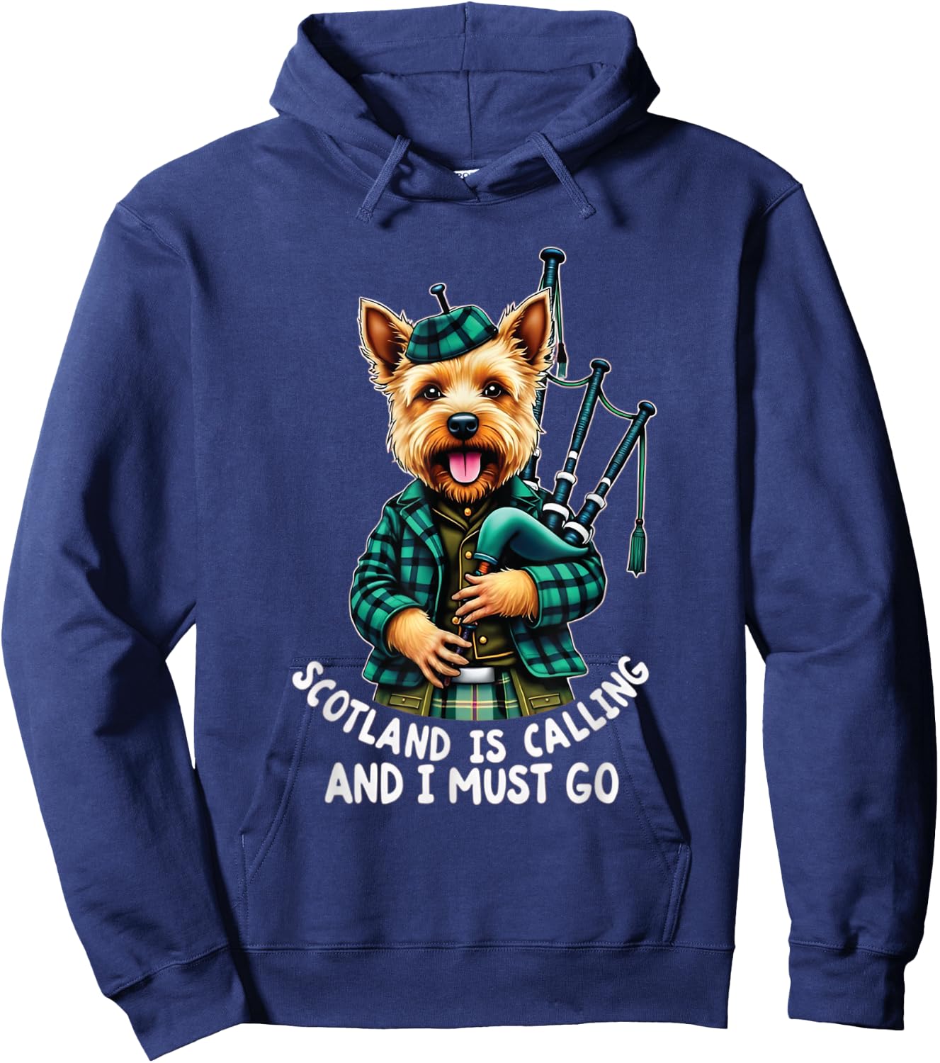 Scotland is Calling shirt Embrace Adventure and Culture Hoodie - Hoodie | Navy