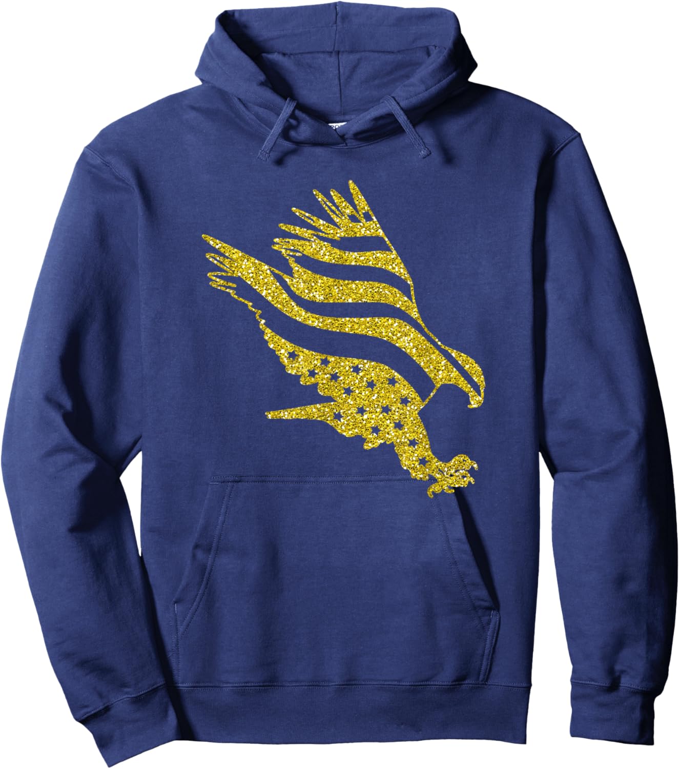Patriotic Golden American Eagle Men Women Kids Gift Hoodie - Hoodie | Navy