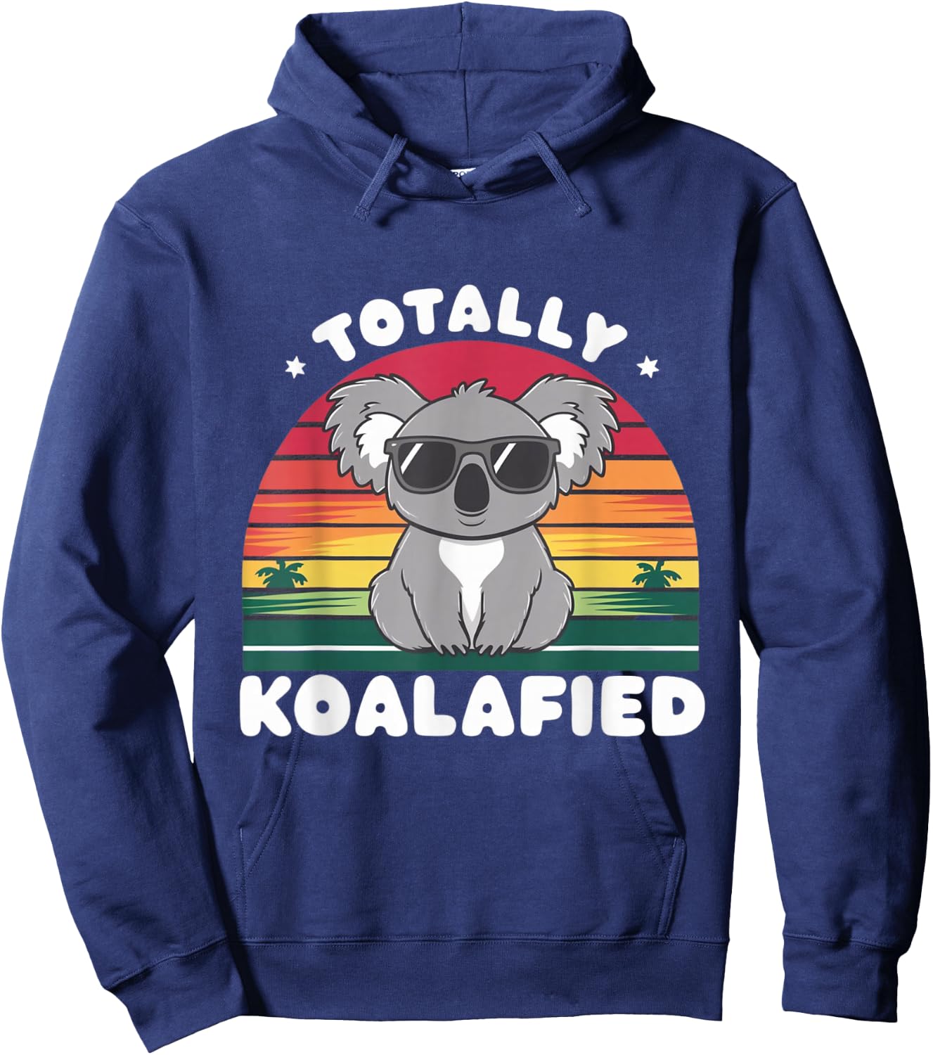 Totally Koalafied Koala Crew Cute Family Matching Design Hoodie - Hoodie | Navy