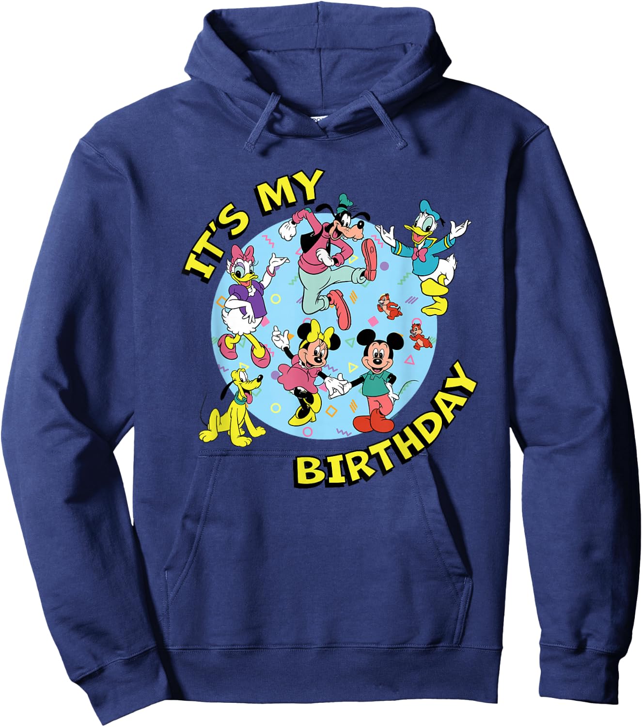 Disney Mickey and Friends Birthday Party It's My Birthday Hoodie - Hoodie | Navy