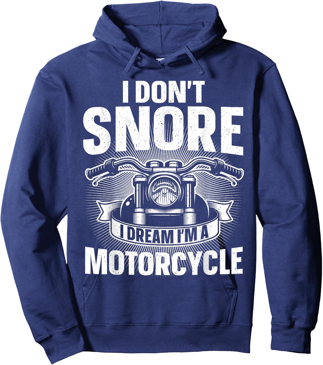 Funny Motorcycle Design Dad Biker Motorcycle Lover Hoodie - Hoodie | Navy