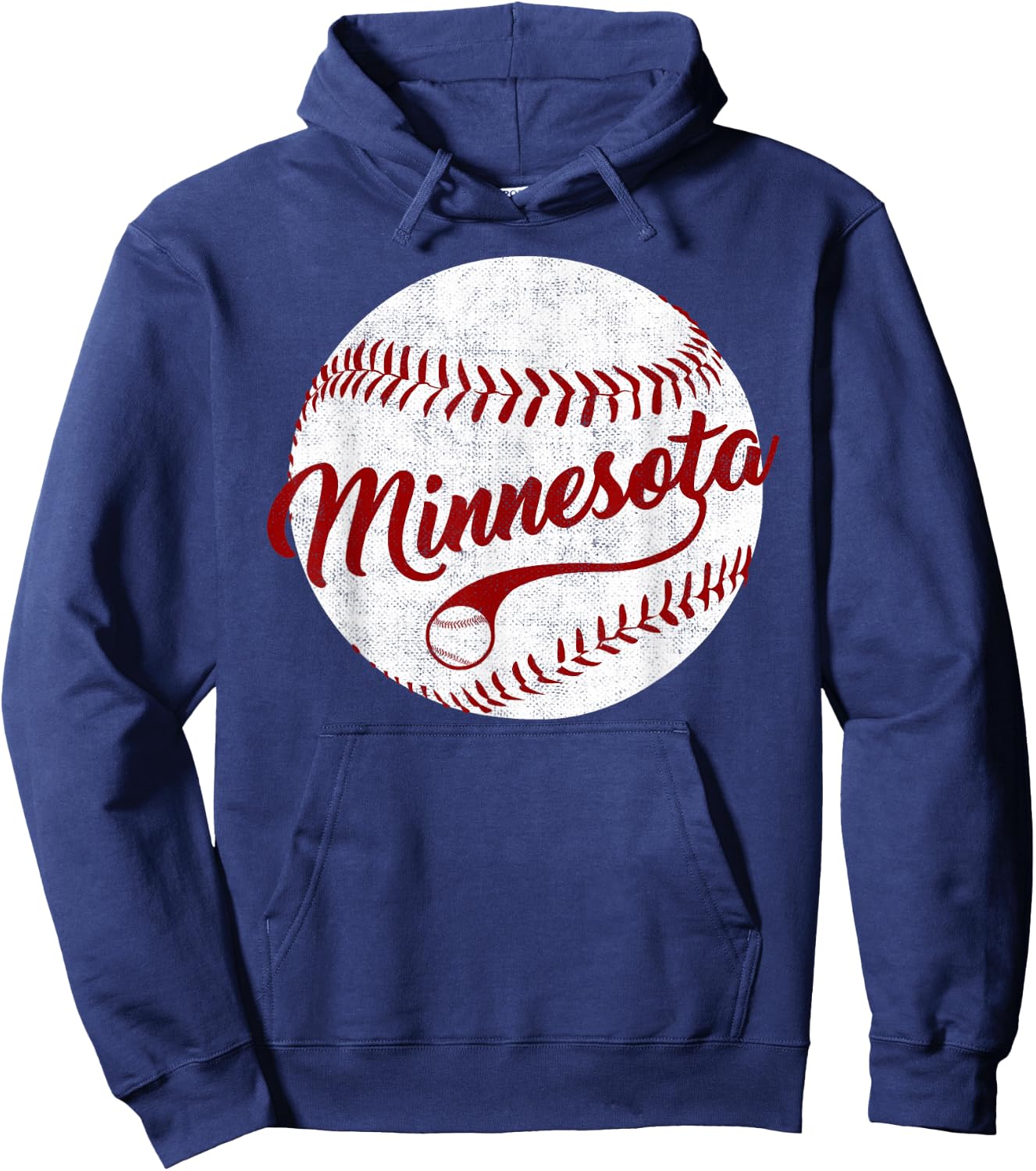 Baseball Minnesota Team Love Baseball National Pastime Men Hoodie - Hoodie | Navy