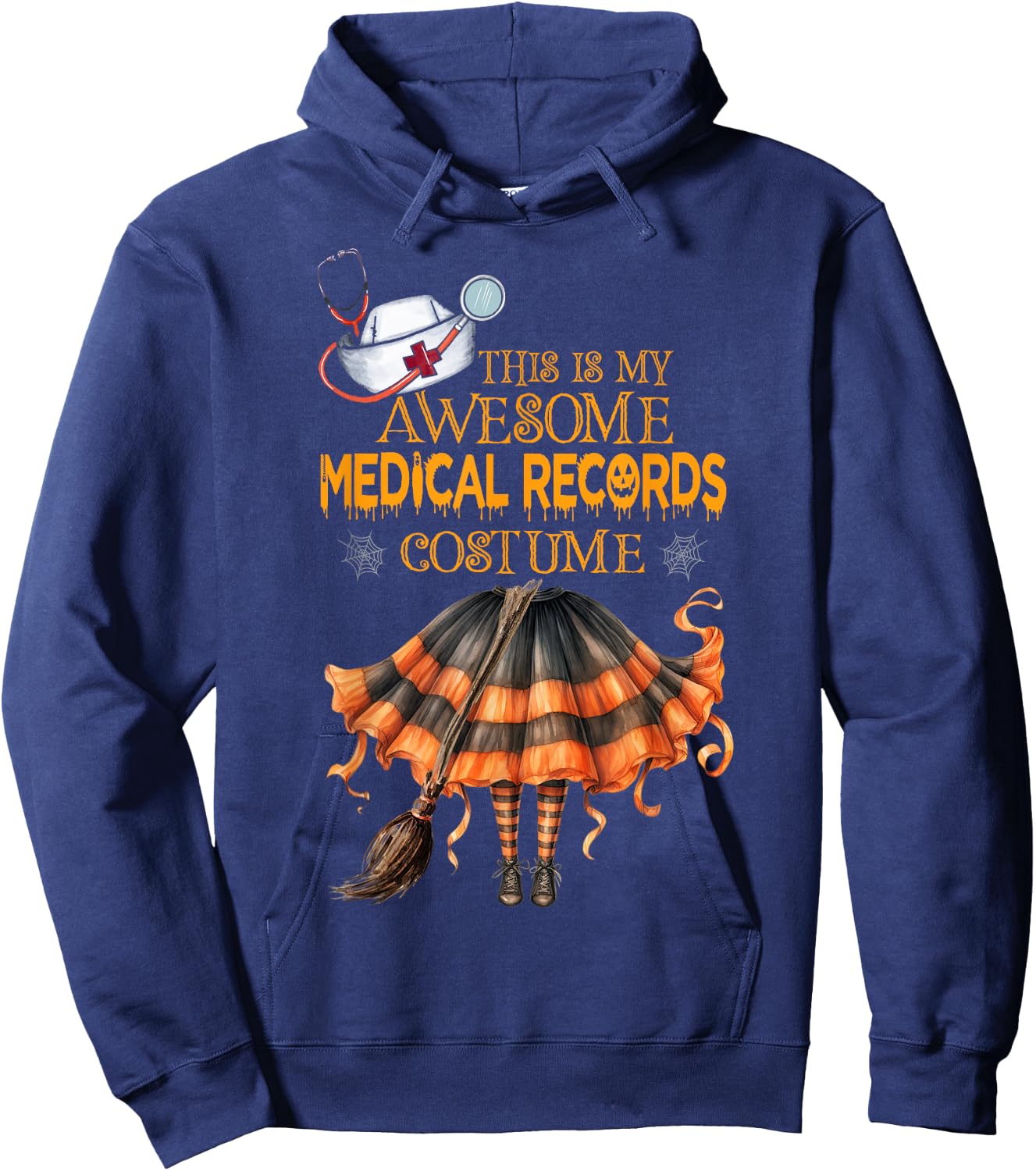 This is my Halloween Medical Records Costume Medical Records Hoodie - Hoodie | Navy