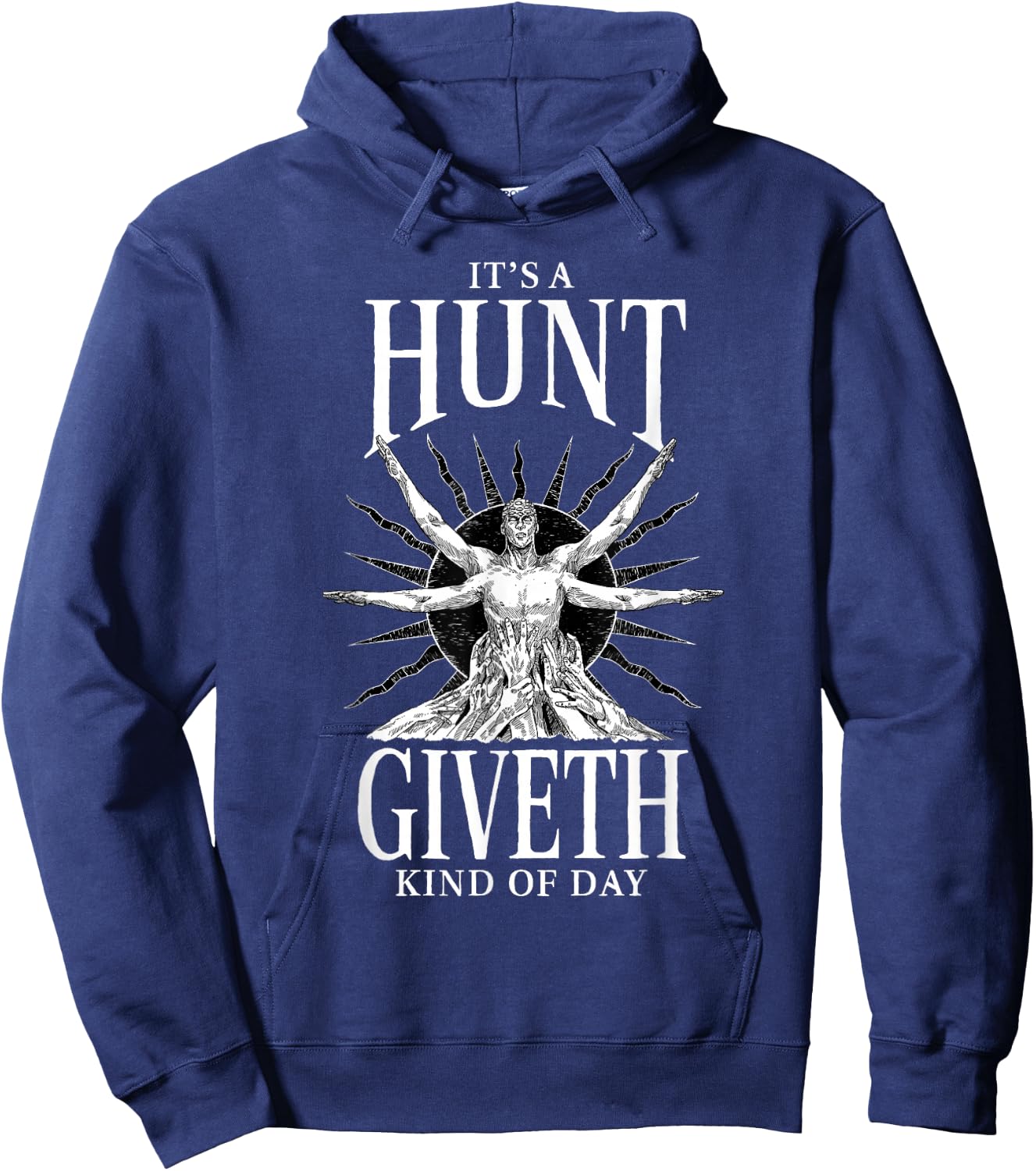 Hunt: Showdown It's a Hunt Giveth Kind of Day Hoodie - Hoodie | Navy
