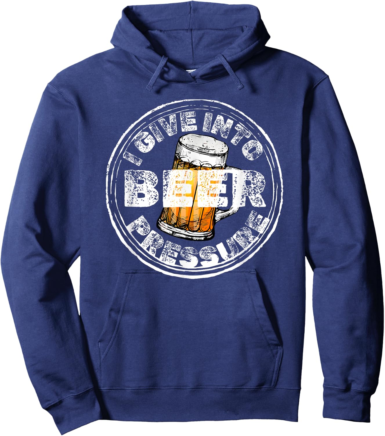 I Give Into Beer Pressure Hoodie - Hoodie | Navy