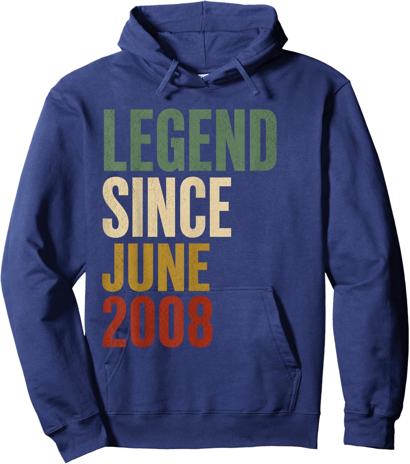 18 Years Old Legend Since May 2008 18th Birthday Gifts Hoodie - Hoodie | Navy