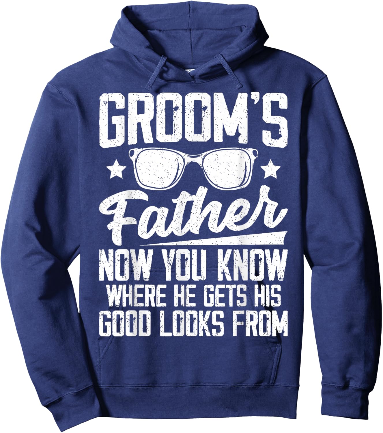 Father of the Groom Wedding Costume Groom's Father Hoodie - Hoodie | Navy