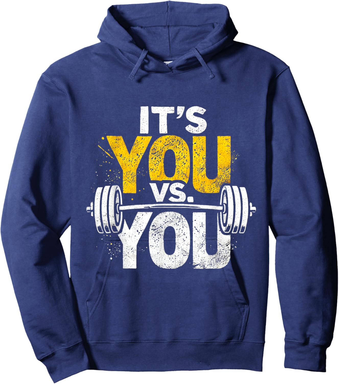 Its Vs You Workout Gym Workout Motivation Fitness Men Women Hoodie - Hoodie | Navy