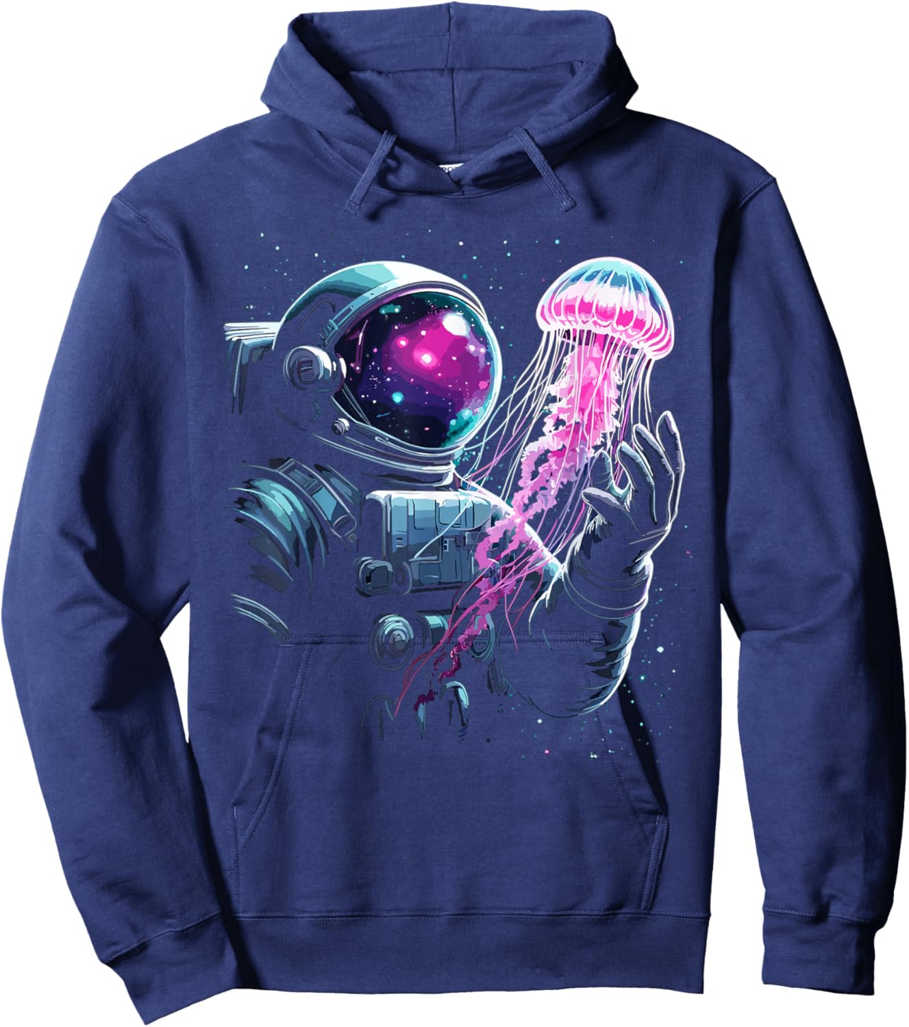 Astronaut Jellyfish Astronaut Science Space Hoodie - Hoodie | Navy
