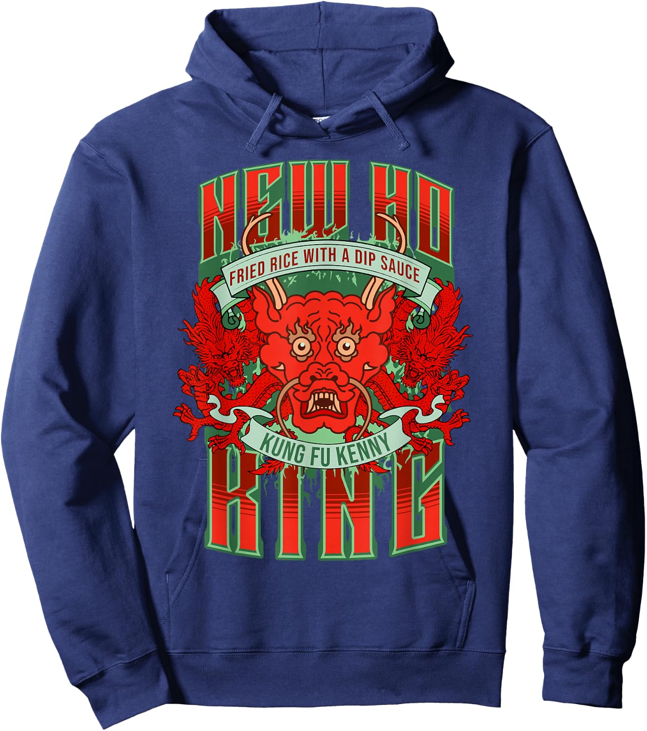 New ho king Kendrick euphoria kung fu kenny reference Hoodie - Hoodie | Navy