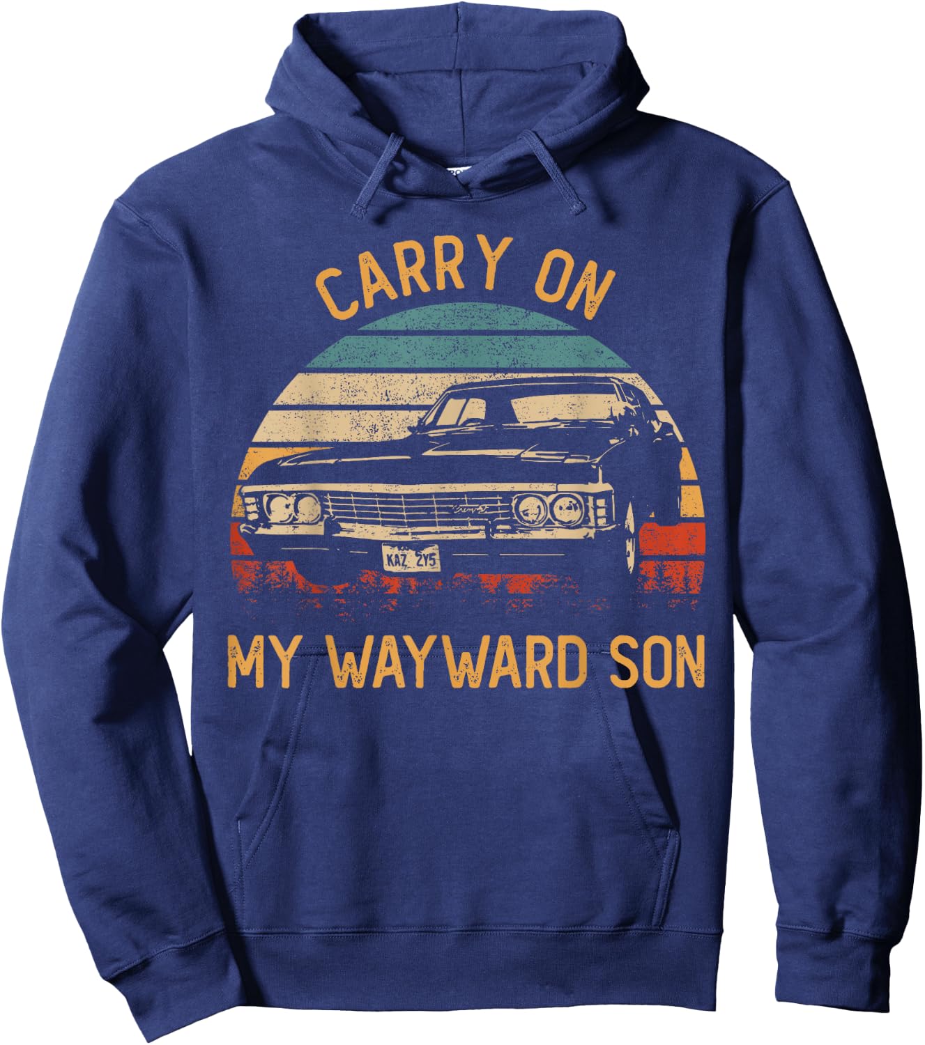 Carry On Classic Art My Wayward Funny Movie Graphic Son Hoodie - Hoodie | Navy