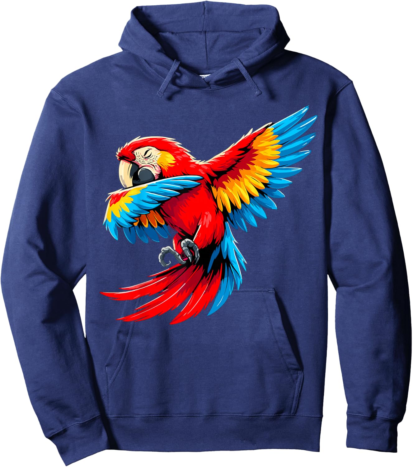 Parrot Dabbing Tropical Bird Parrot Lover Hoodie - Hoodie | Navy