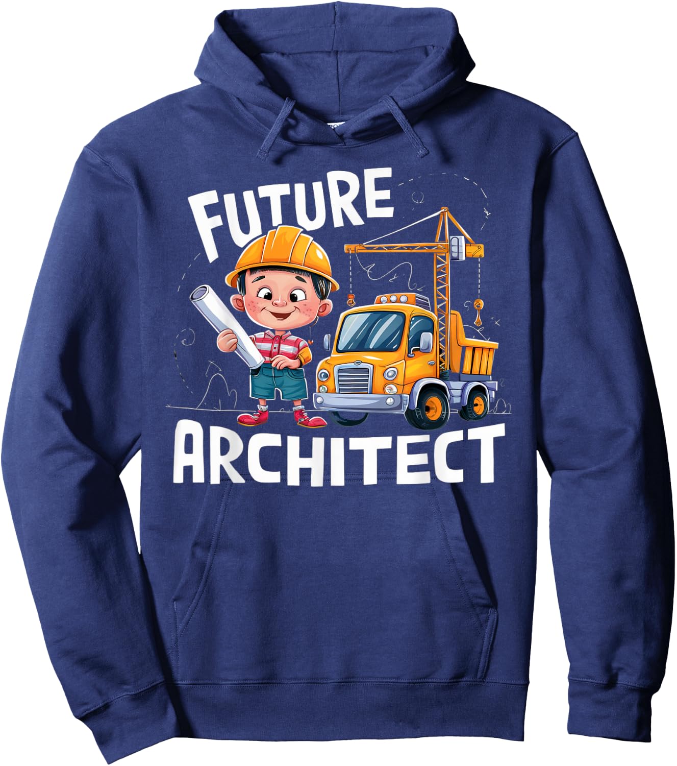 Future Architect Costume Pretend Play Kids Design Hoodie - Hoodie | Navy