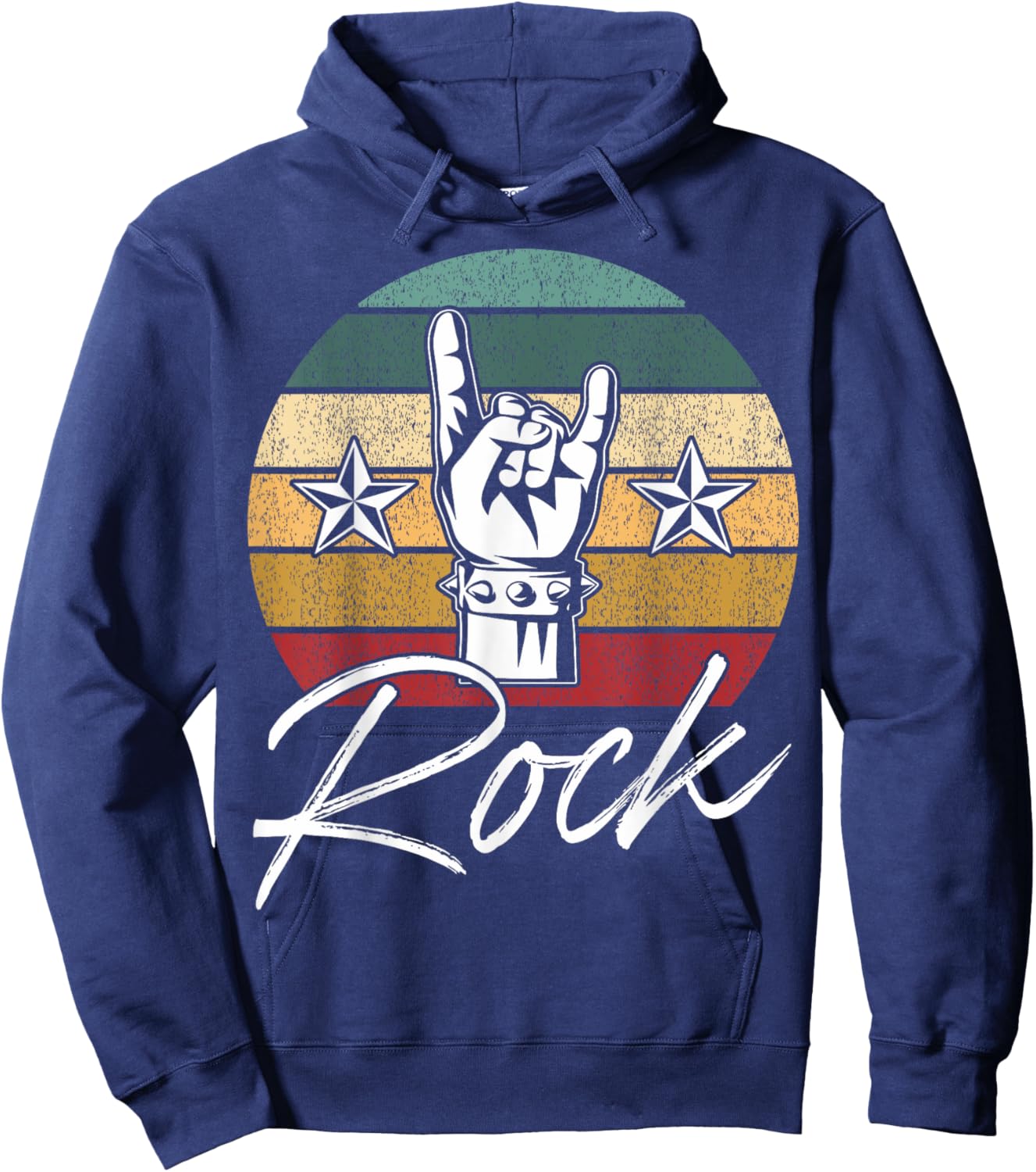 Rock Musicians Rock Music Fans Classic Rock Music Lovers Hoodie - Hoodie | Navy