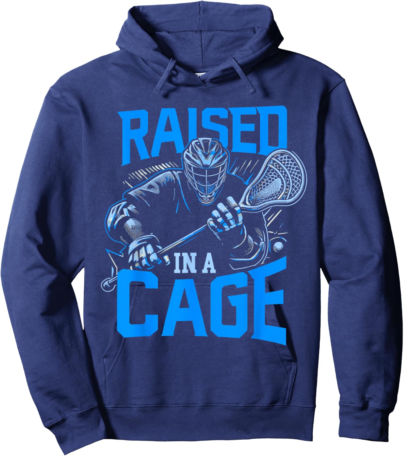 Lacrosse Player Lacrosse Goalie Lax Goalie Hoodie - Hoodie | Navy