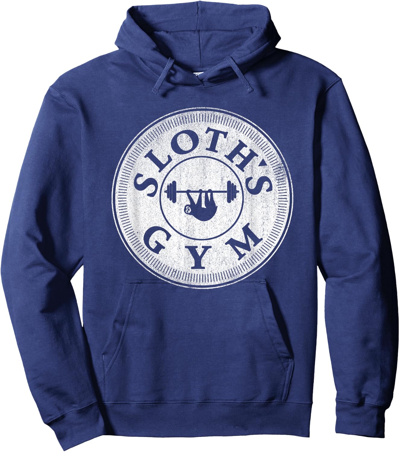 Awesome Vintage Sloths Gym Parody & Hoodie - Hoodie | Navy
