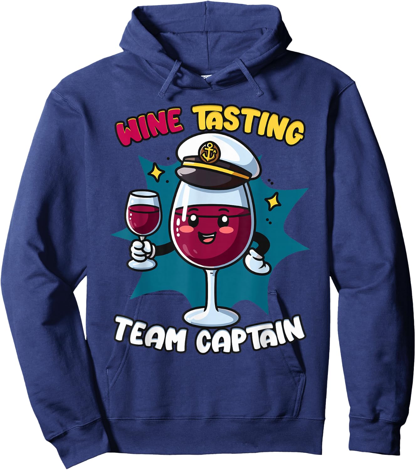 Wine Tasting Team Captain Hoodie - Hoodie | Navy