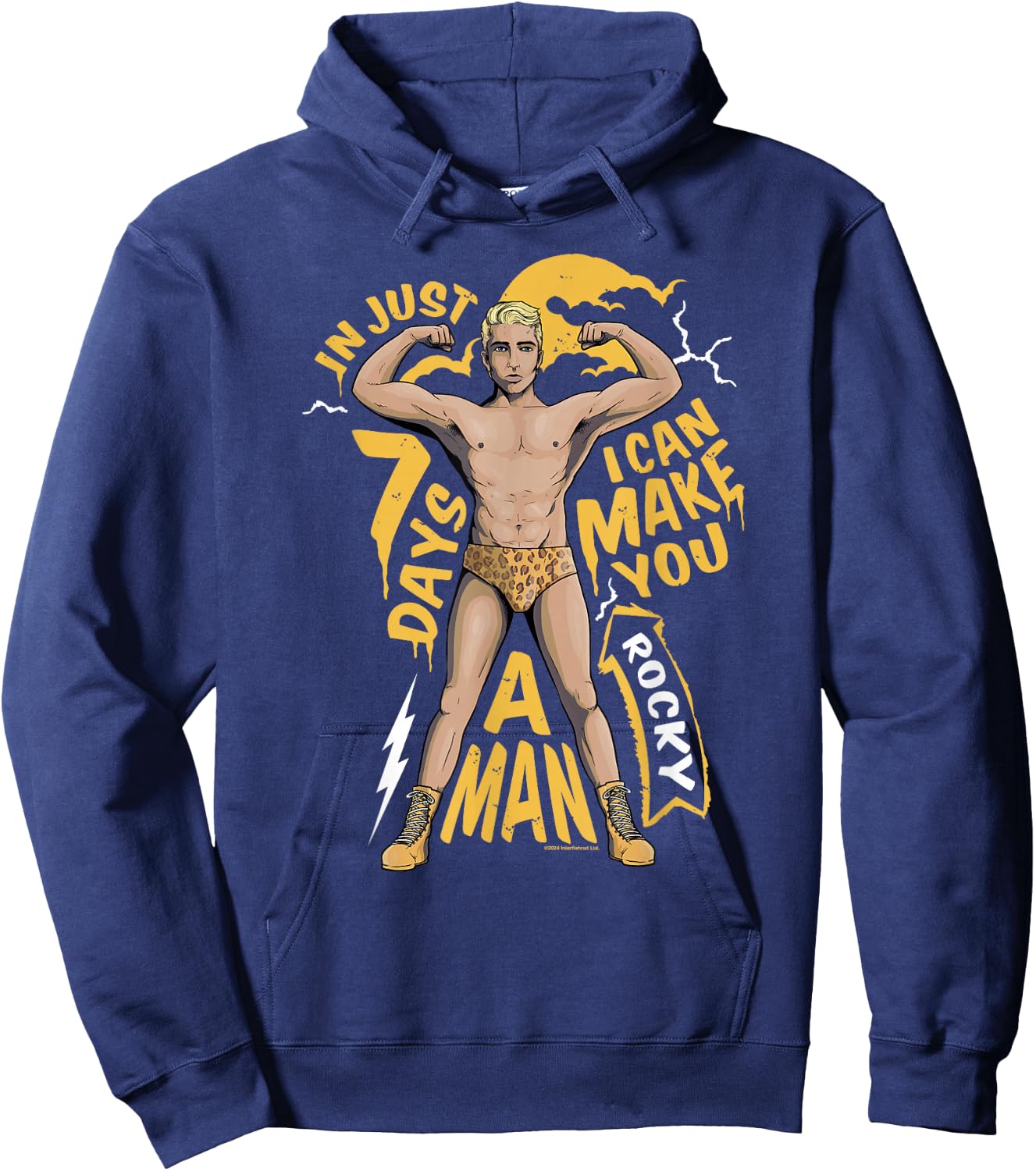 Rocky Horror Show Rocky I can Make You A Man Hoodie - Hoodie | Navy