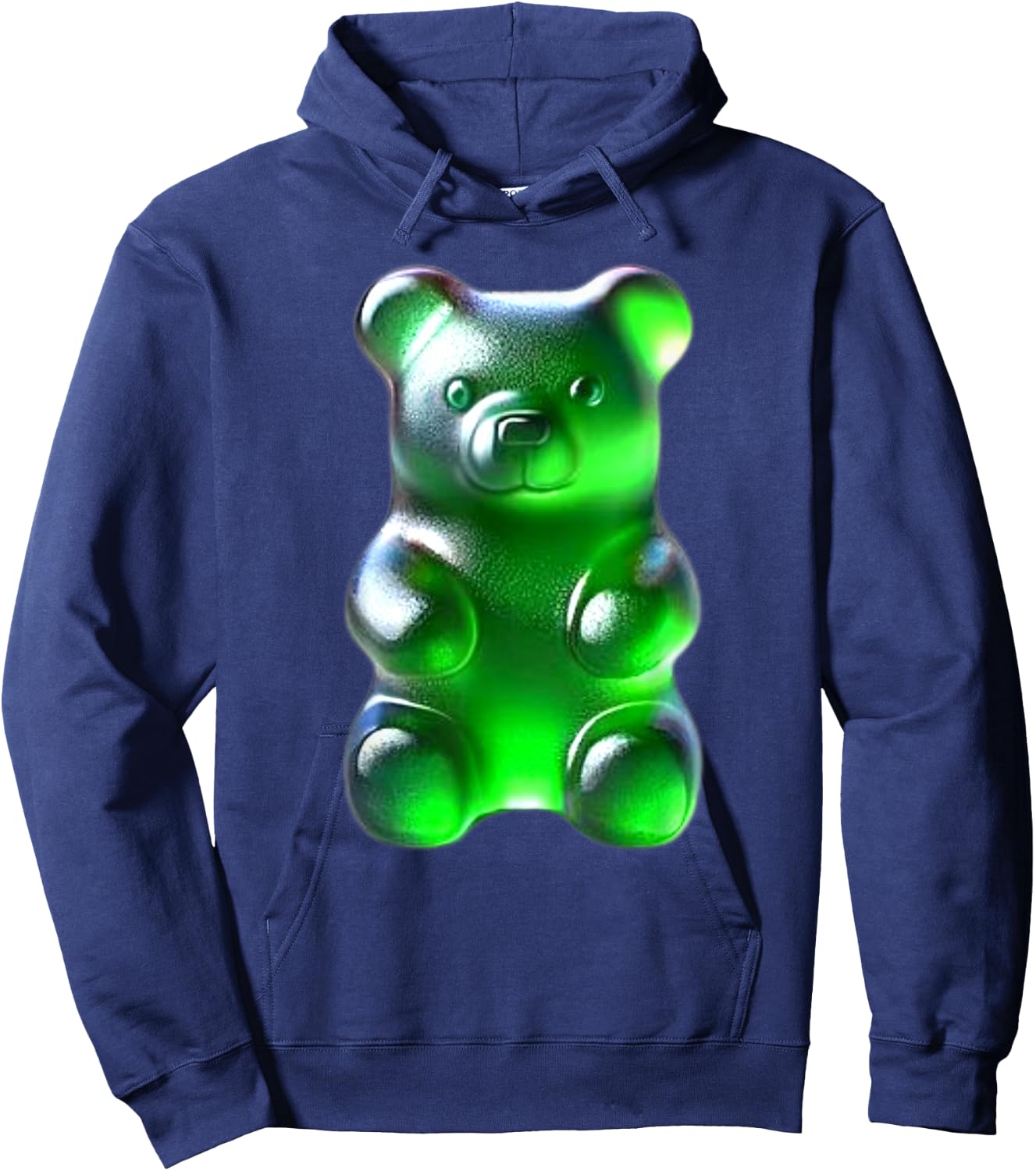 Green Gummy Bear Hoodie - Hoodie | Navy