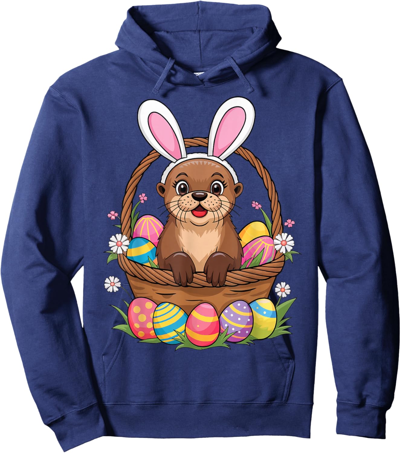 Easter Otter Hoodie - Hoodie | Navy