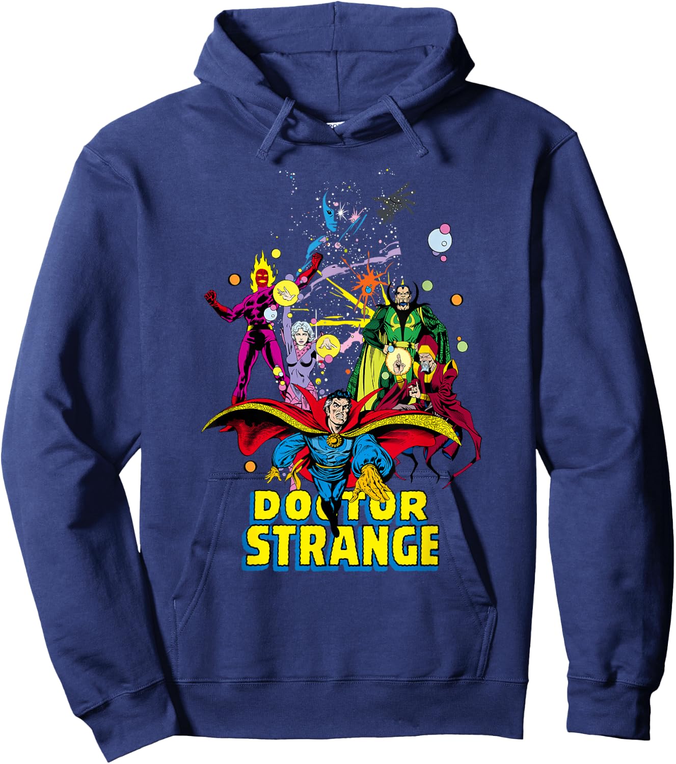Marvel Comics Retro Doctor Strange Vintage Sorcerer Hoodie - Hoodie | Navy