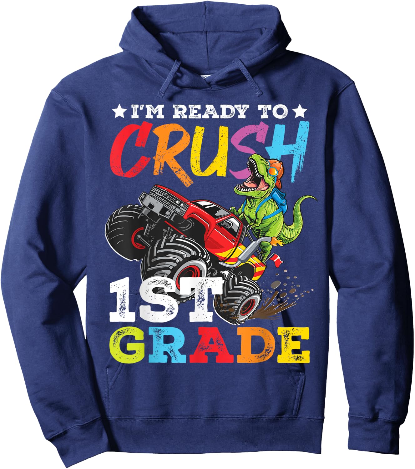 Back To School 1st First Grade Hoodie - Hoodie | Navy