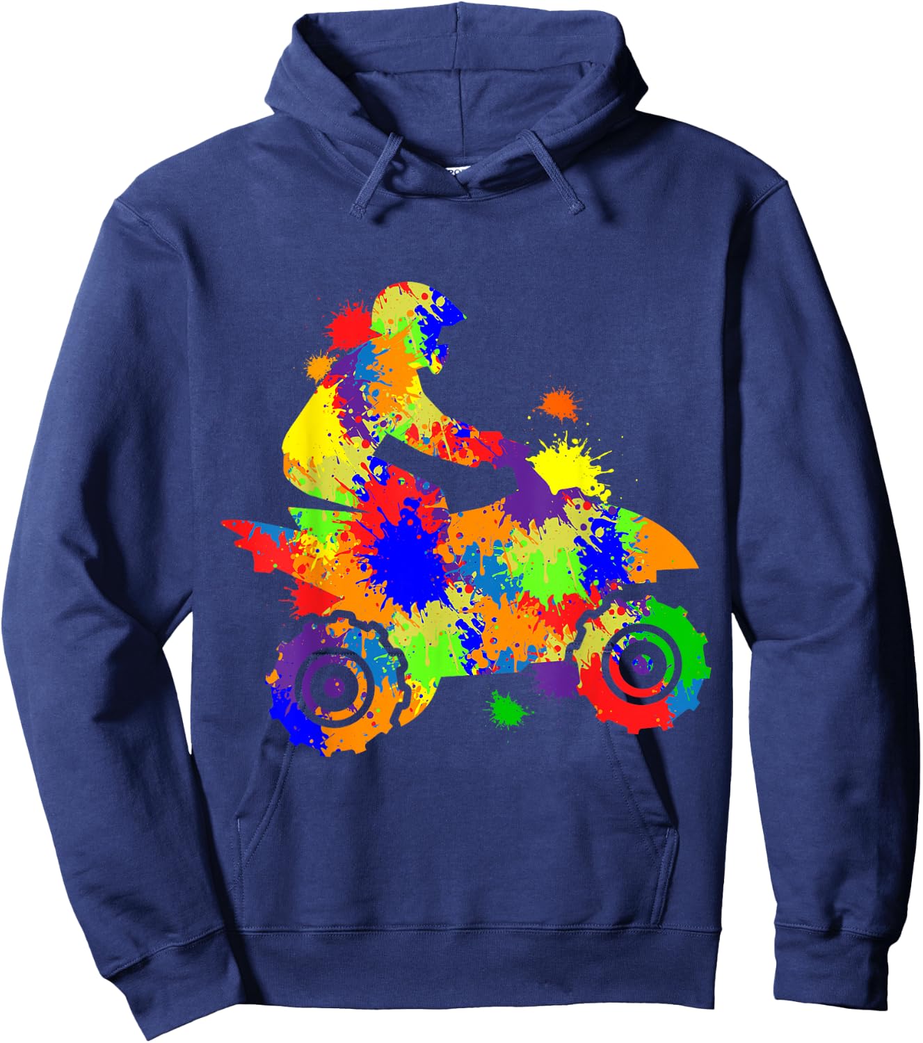 Quad Driver Offroad ATV Quad Biker Children Boys Men Hoodie - Hoodie | Navy