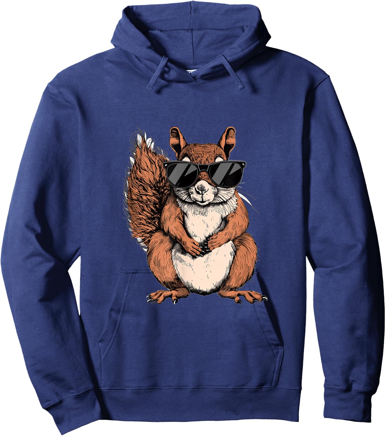 Squirrel Animal Lover Graphic Hoodie - Hoodie | Navy